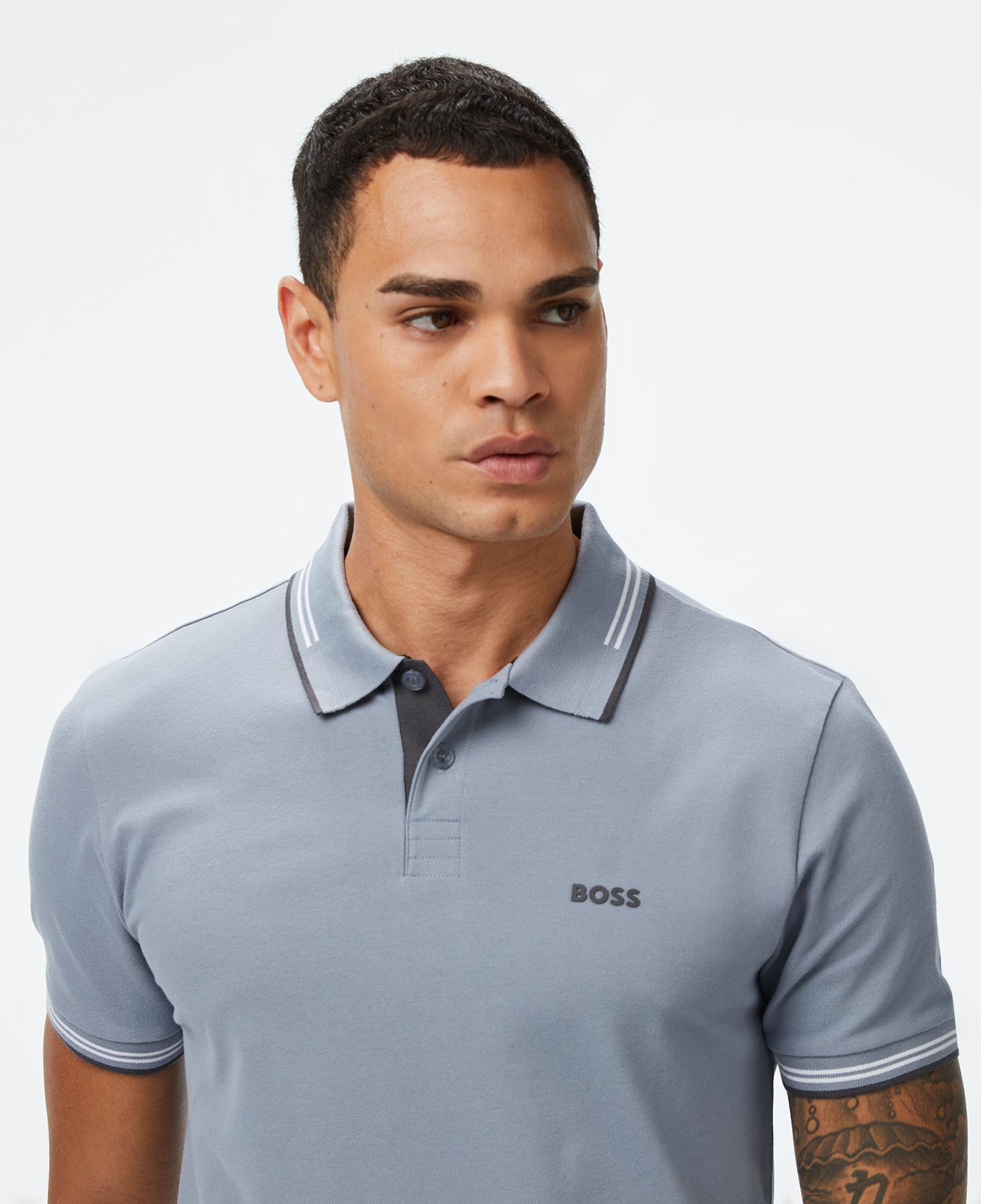 Boss Paul Erkek Koyu Gri Polo