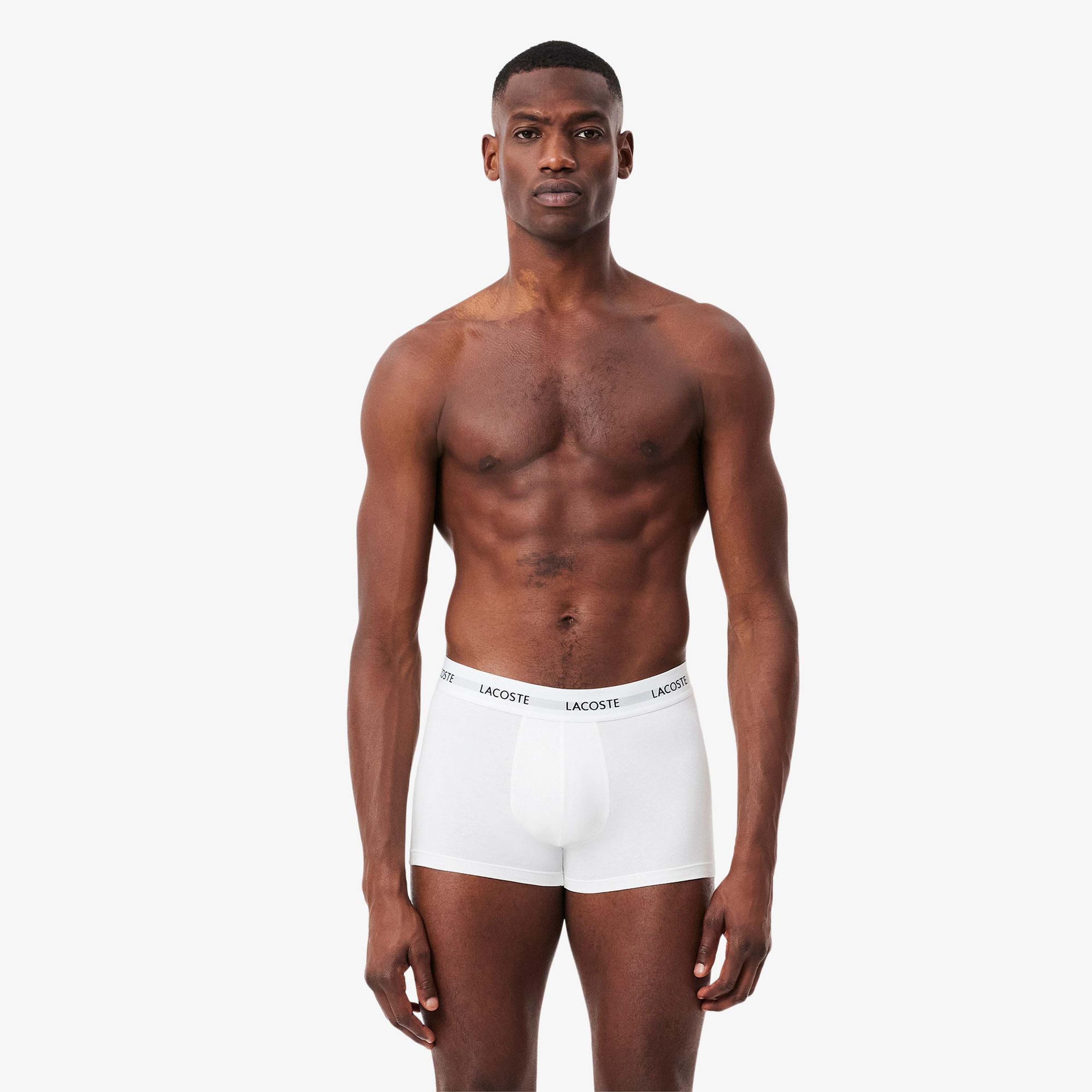 Lacoste Erkek 3'lü Renkli Boxer