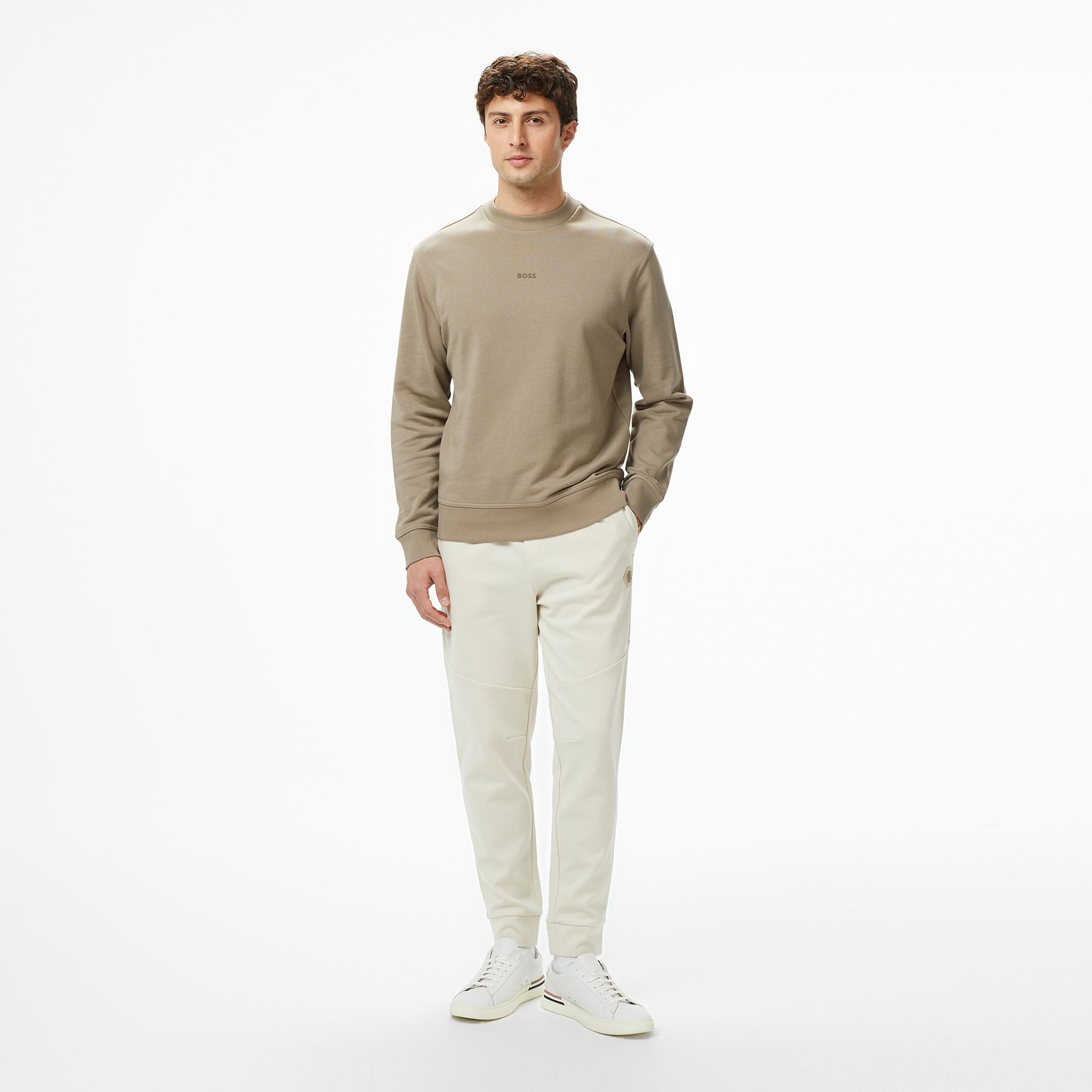 Boss Erkek Yeşil Sweatshirt