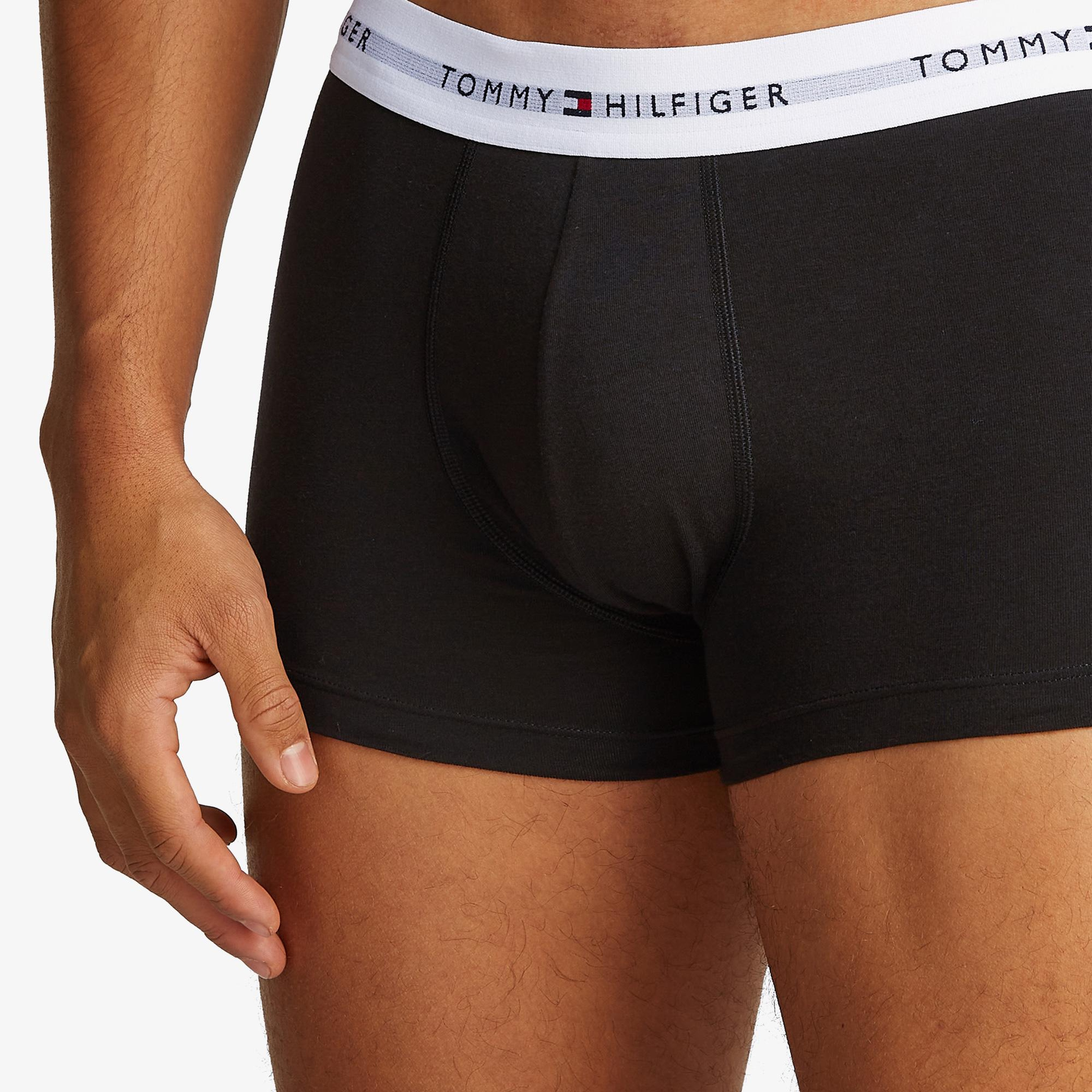 Tommy Hilfiger 3'lü Trunk Erkek Siyah Boxer