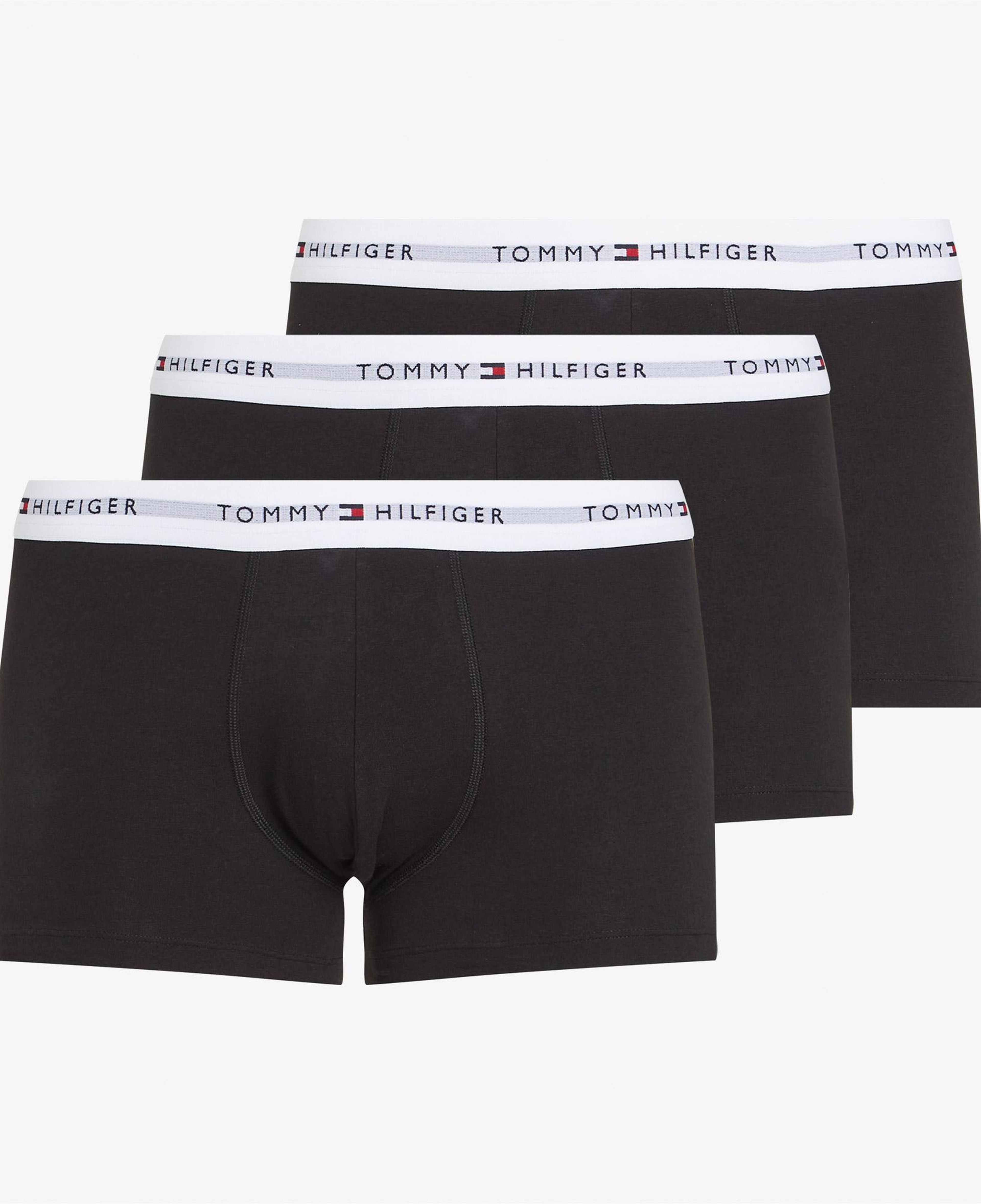 Tommy Hilfiger 3'lü Trunk Erkek Siyah Boxer