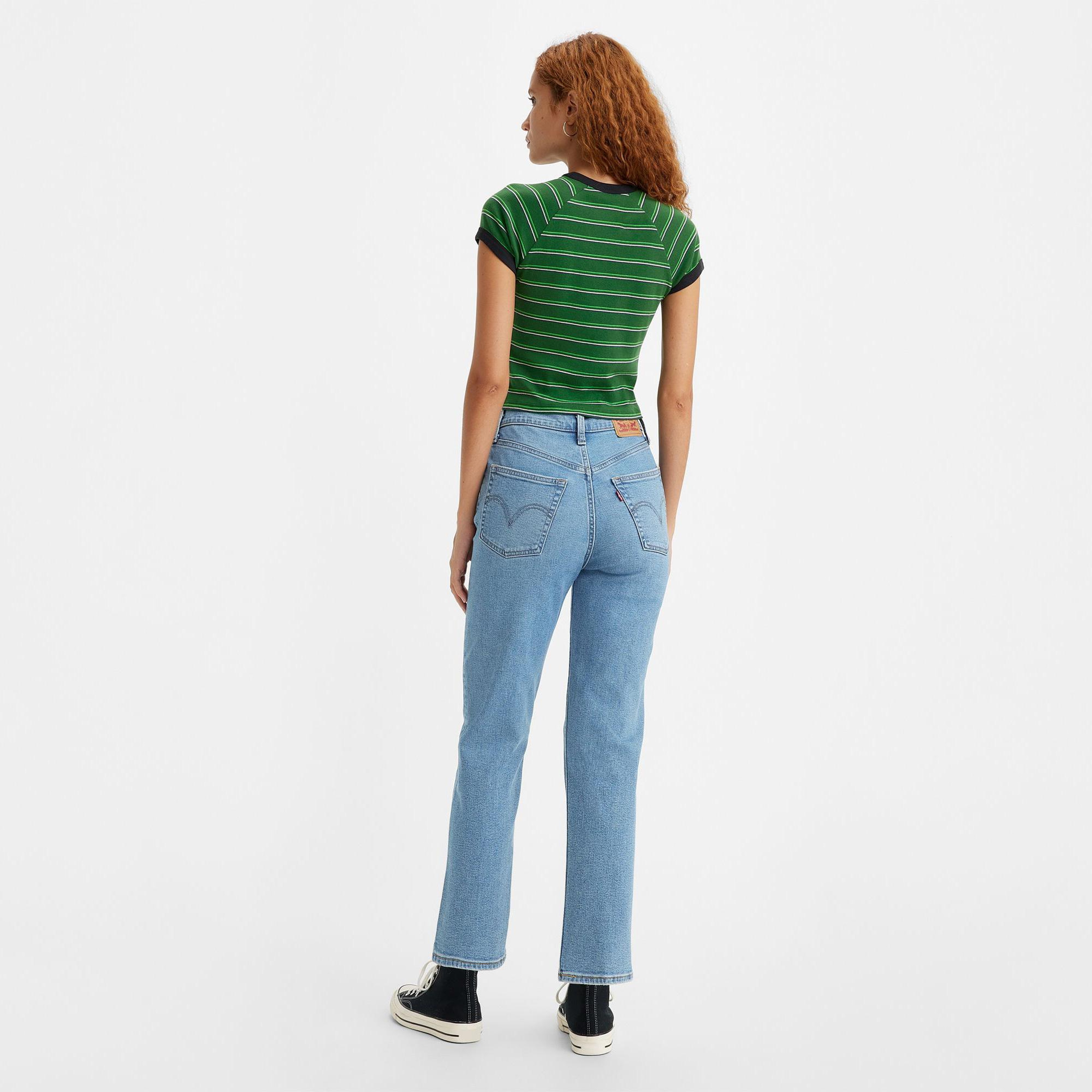 Levi's Ribcage Straight Center Lane Kadın Mavi Jean