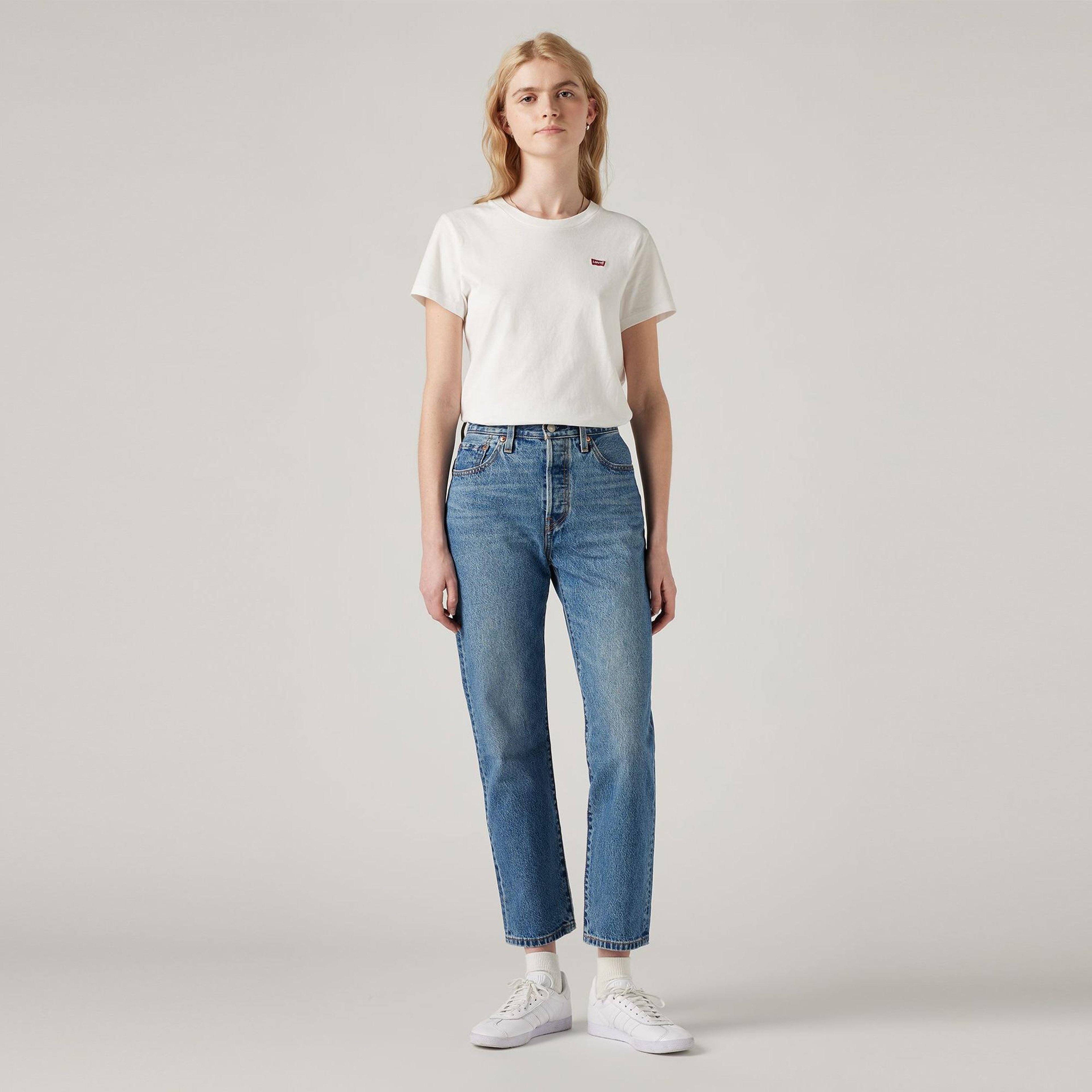 Levi's 501 Crop Must Be Mine Kadın Mavi Jean
