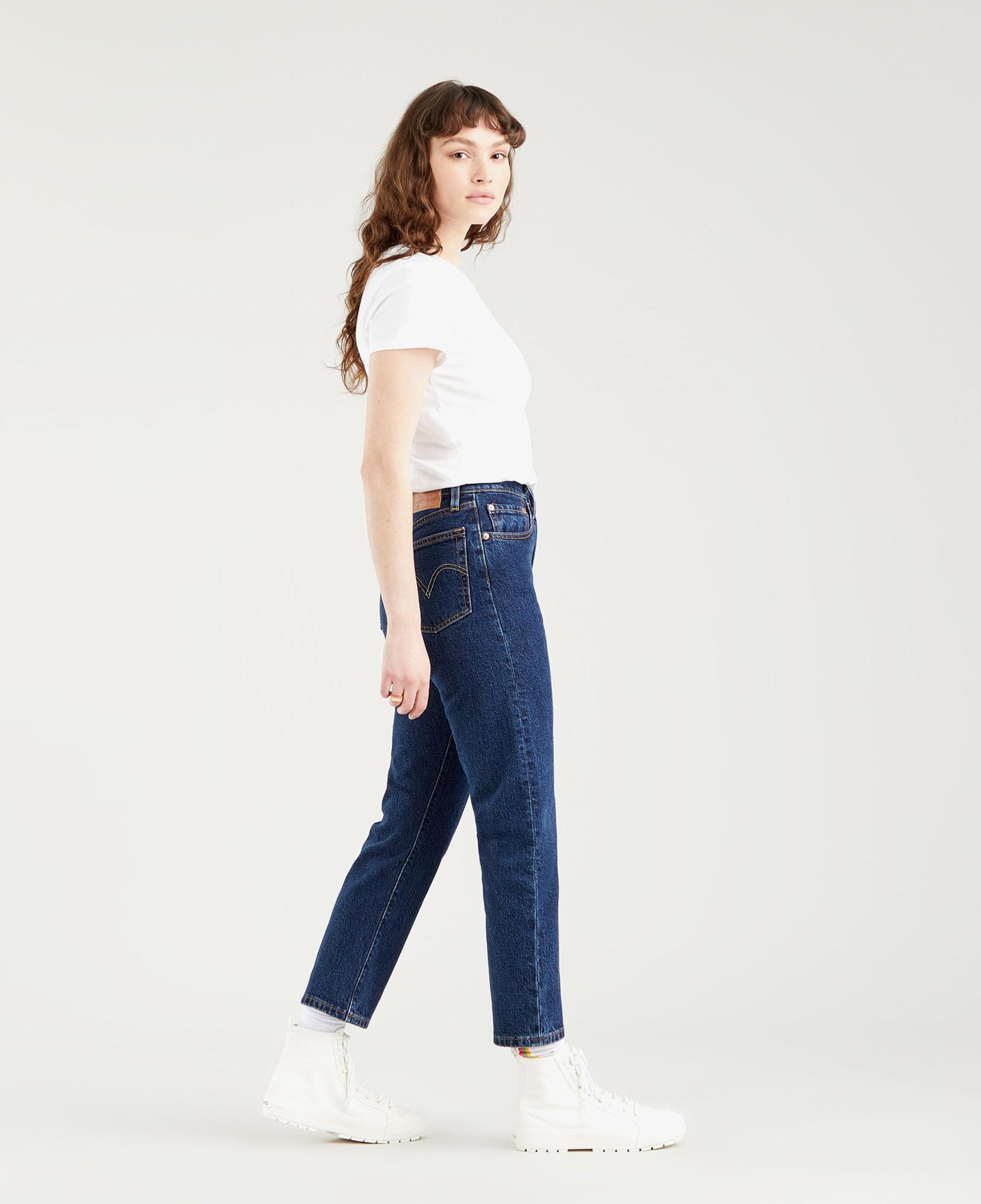Levi's 501 Crop Salsa Stonewash Kadın Lacivert Jean