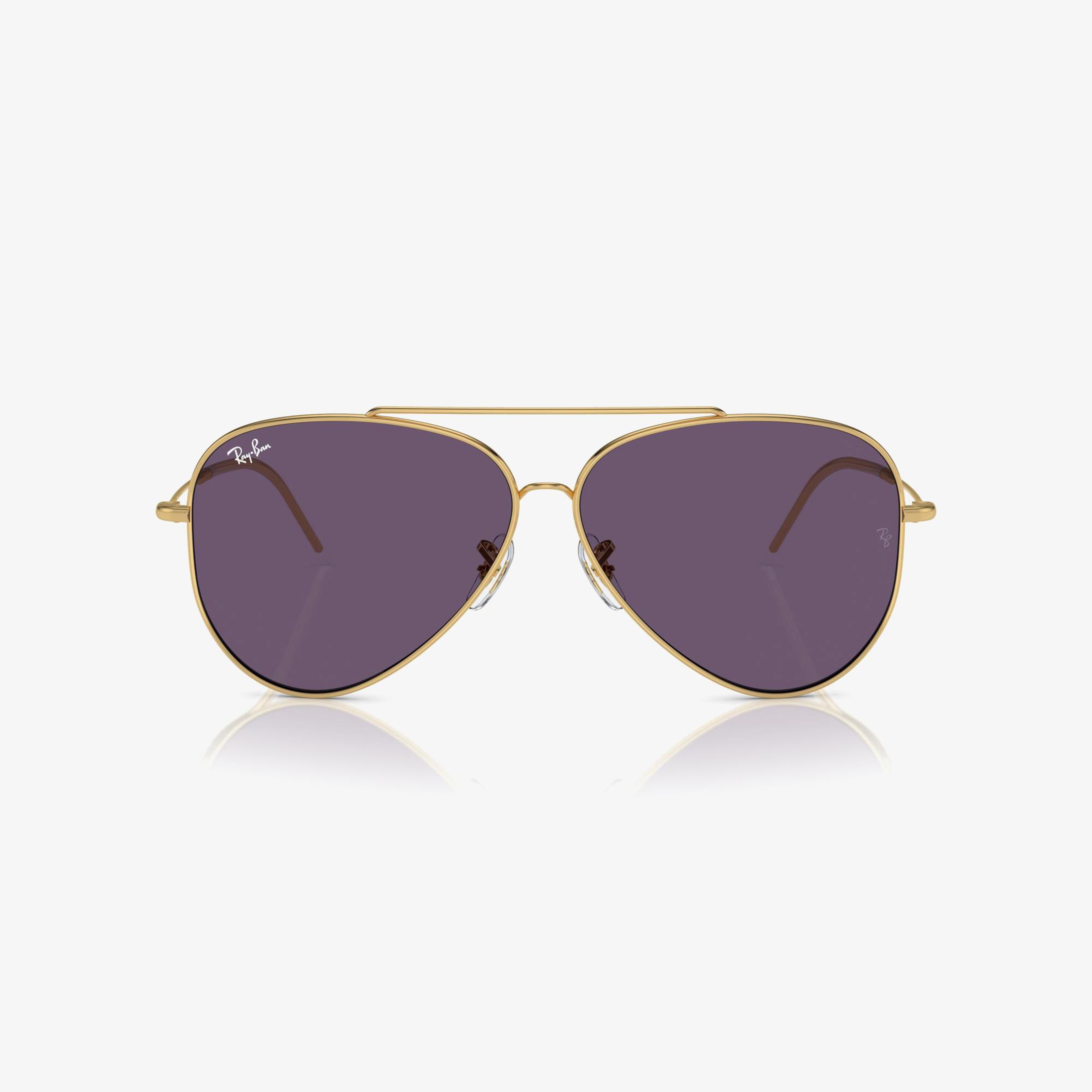 RAY-BAN Aviator Reverse Unisex Altın Rengi Güneş Gözlüğü