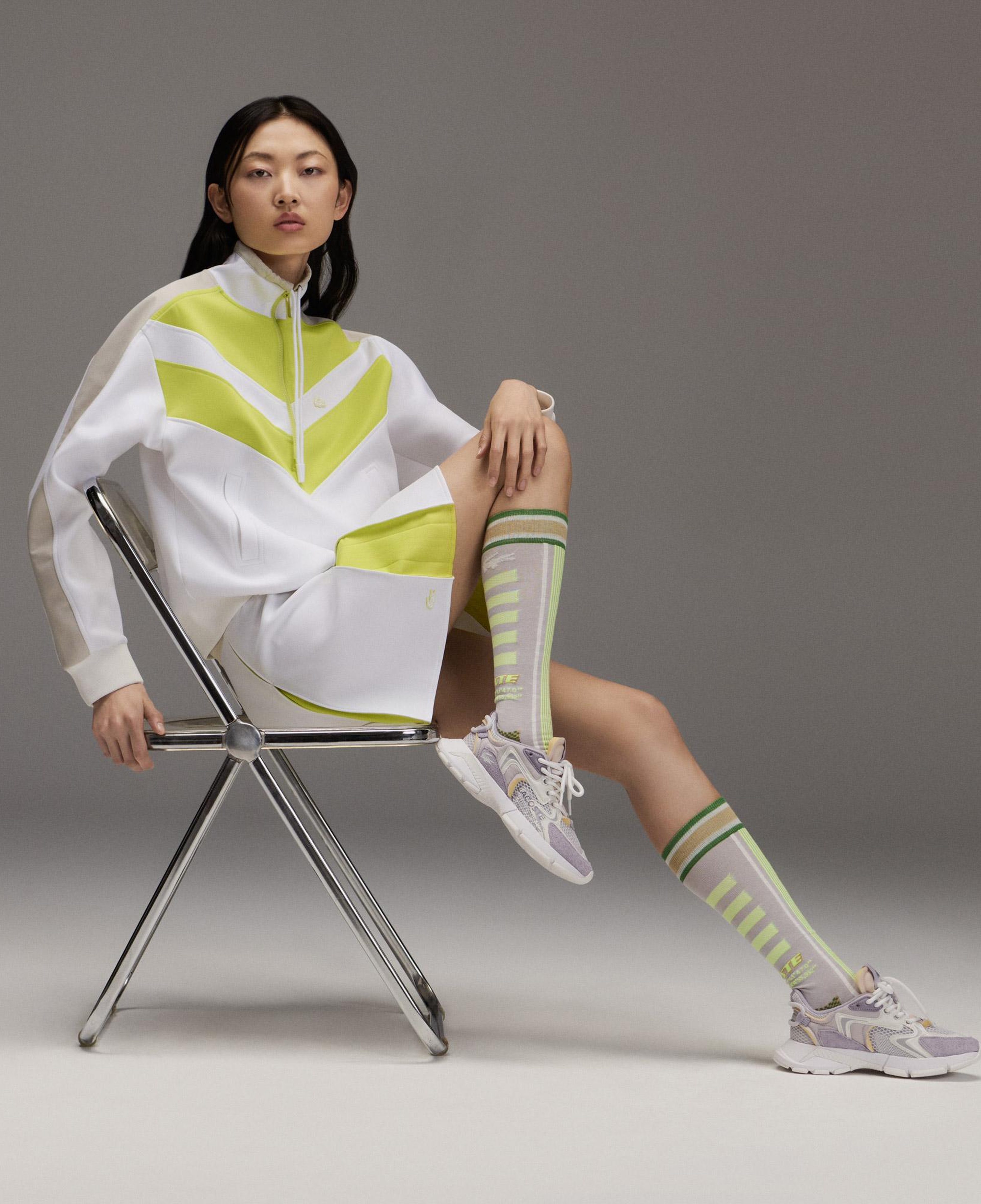 Lacoste L003 Neo Kadın Mor Sneaker