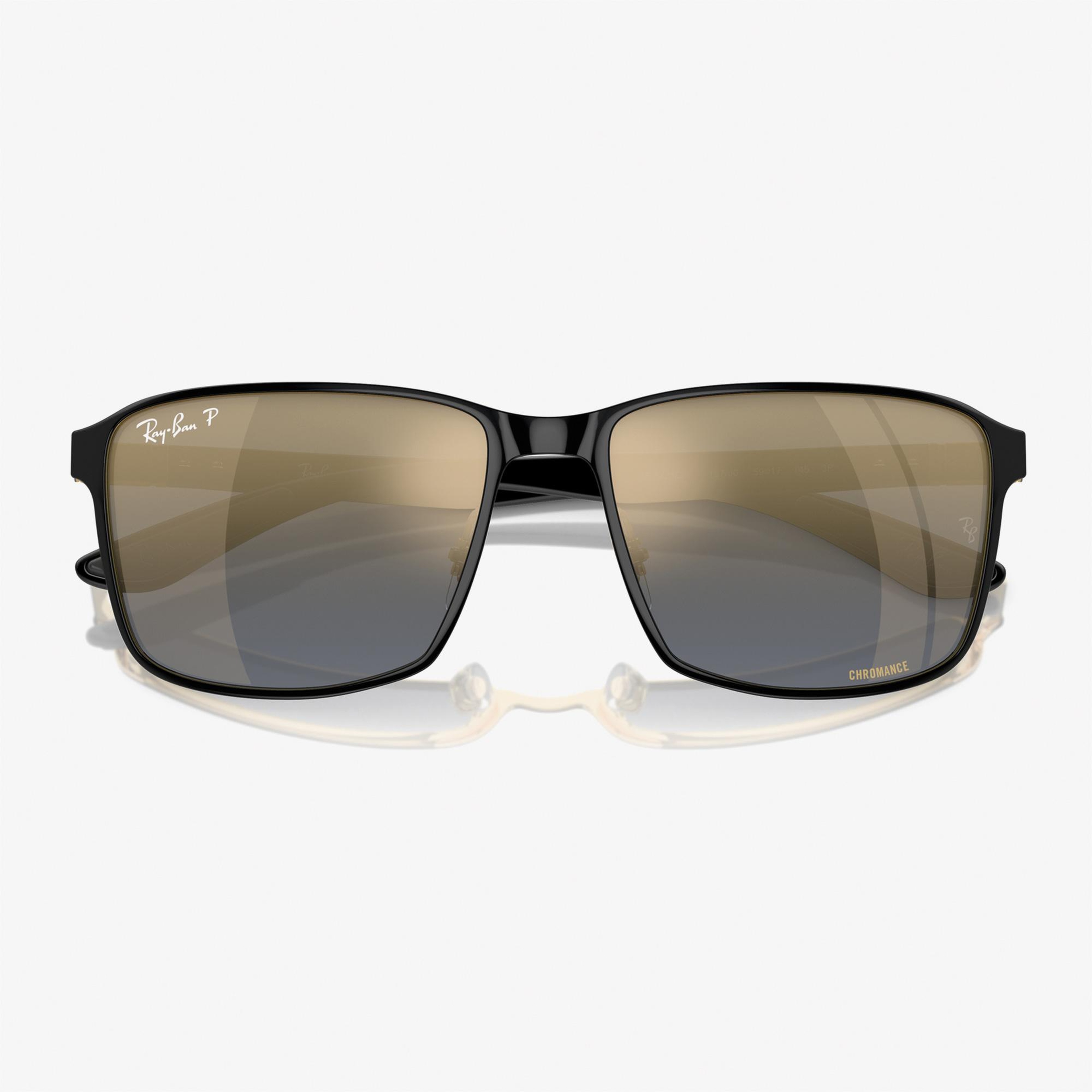 RAY-BAN 0RB3721CH Metal Unisex Siyah Güneş Gözlüğü