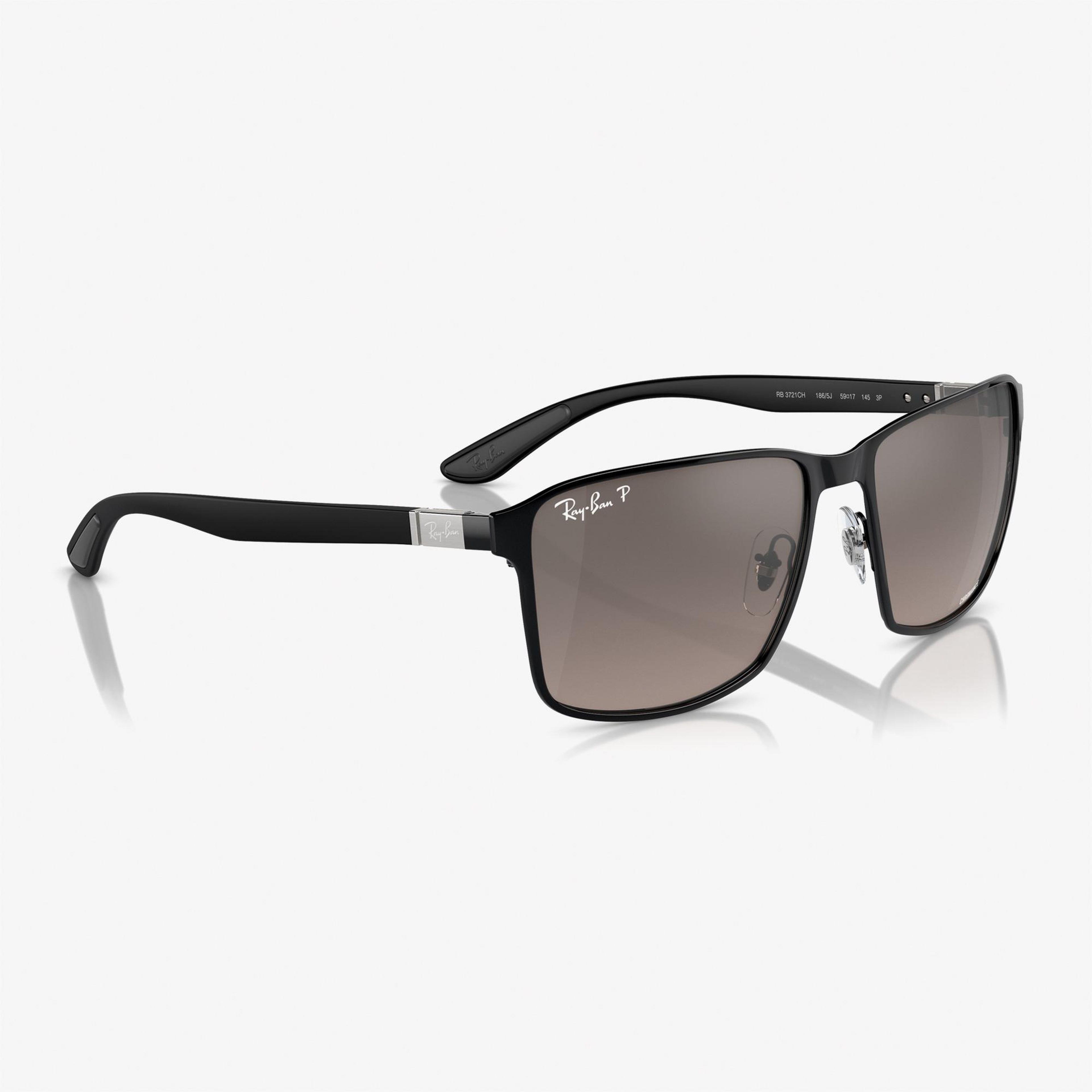 RAY-BAN 0RB3721CH Metal Unisex Siyah Güneş Gözlüğü