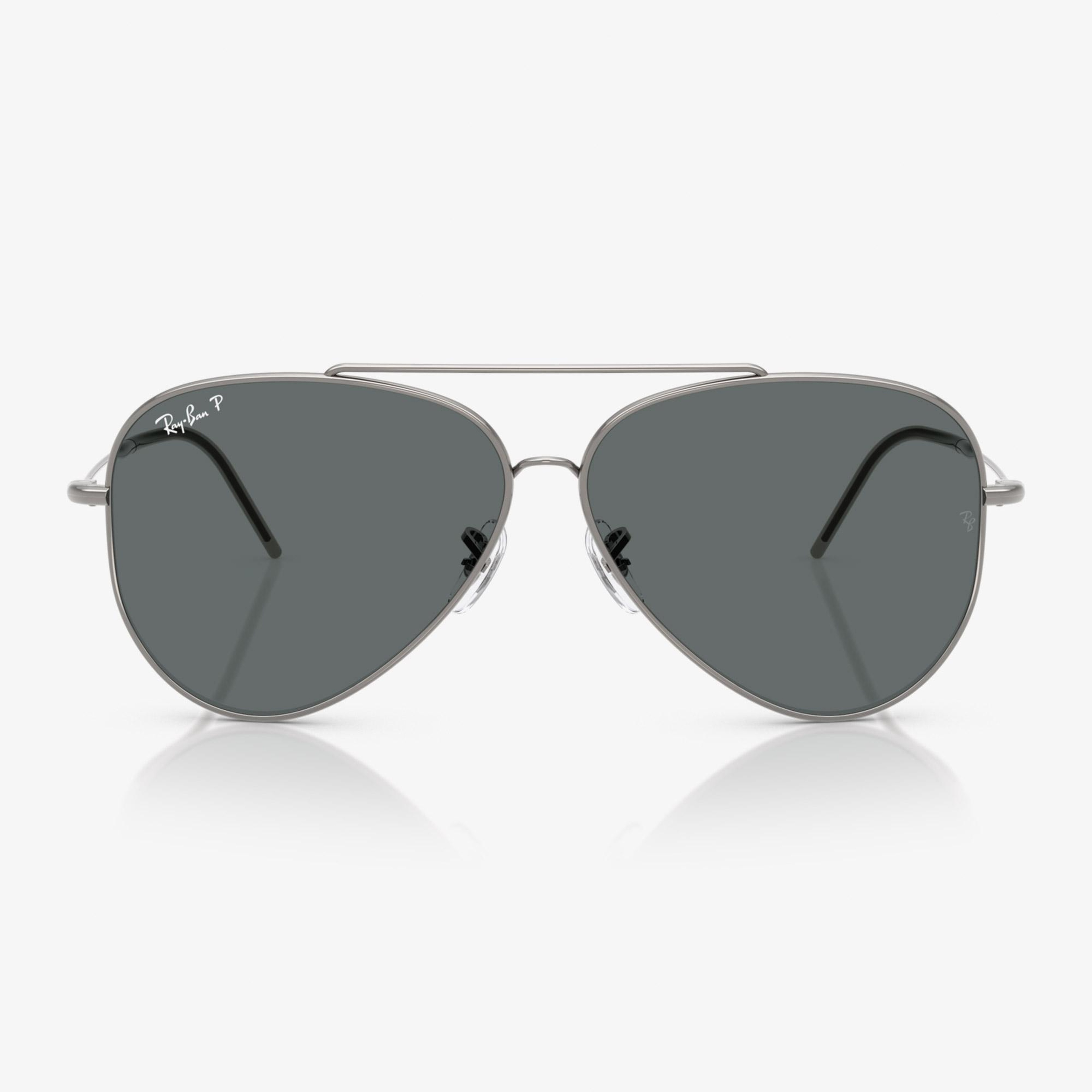 Ray-Ban Aviator Reverse RBR0101S Unisex Gri Güneş Gözlüğü
