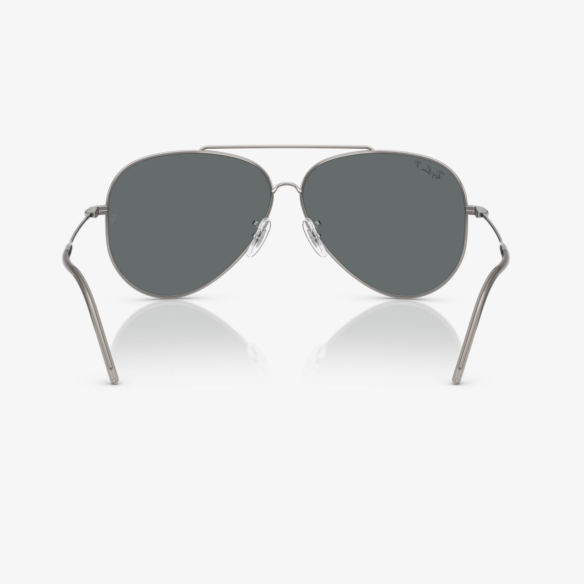 Ray-Ban Aviator Reverse RBR0101S Unisex Gri Güneş Gözlüğü
