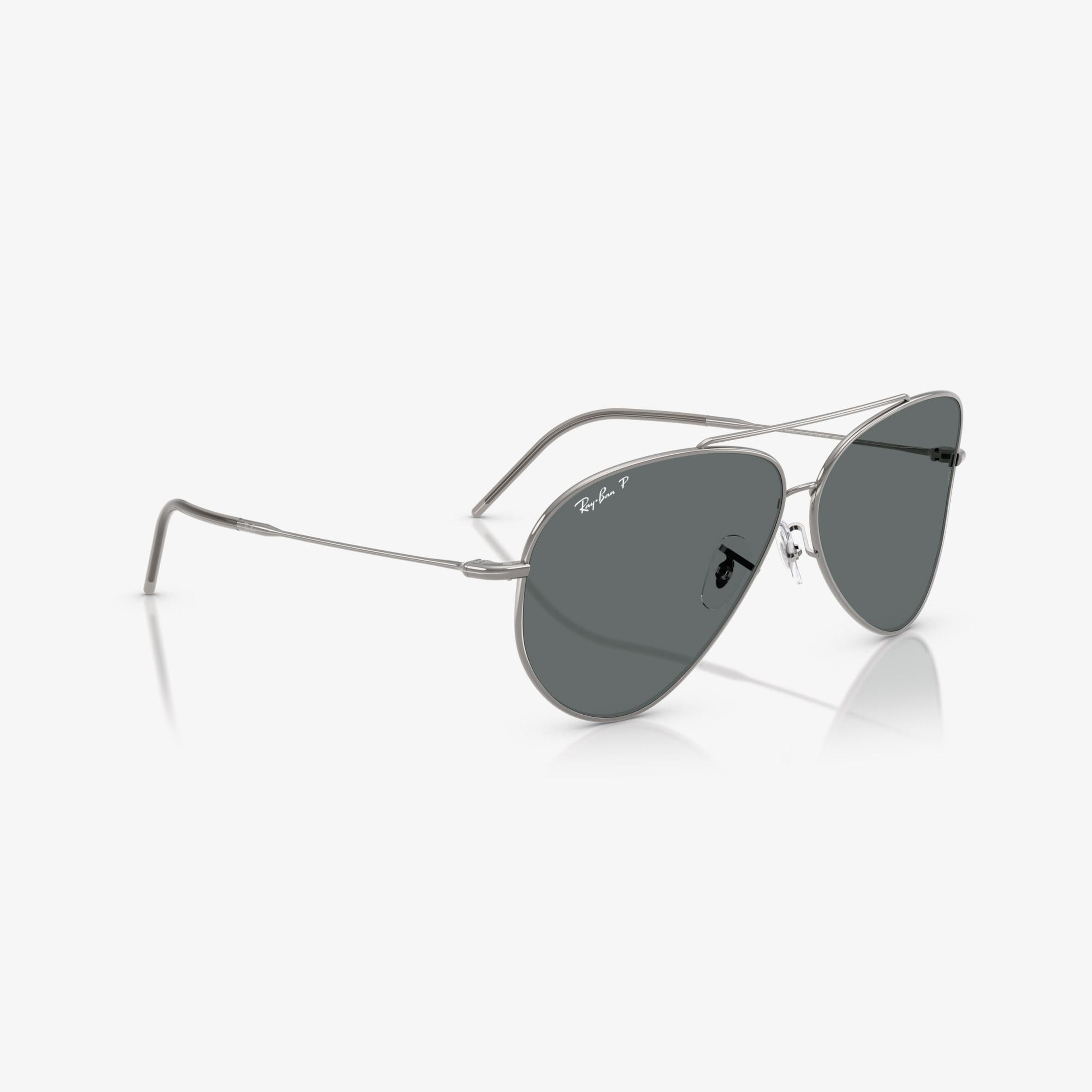 Ray-Ban Aviator Reverse RBR0101S Unisex Gri Güneş Gözlüğü