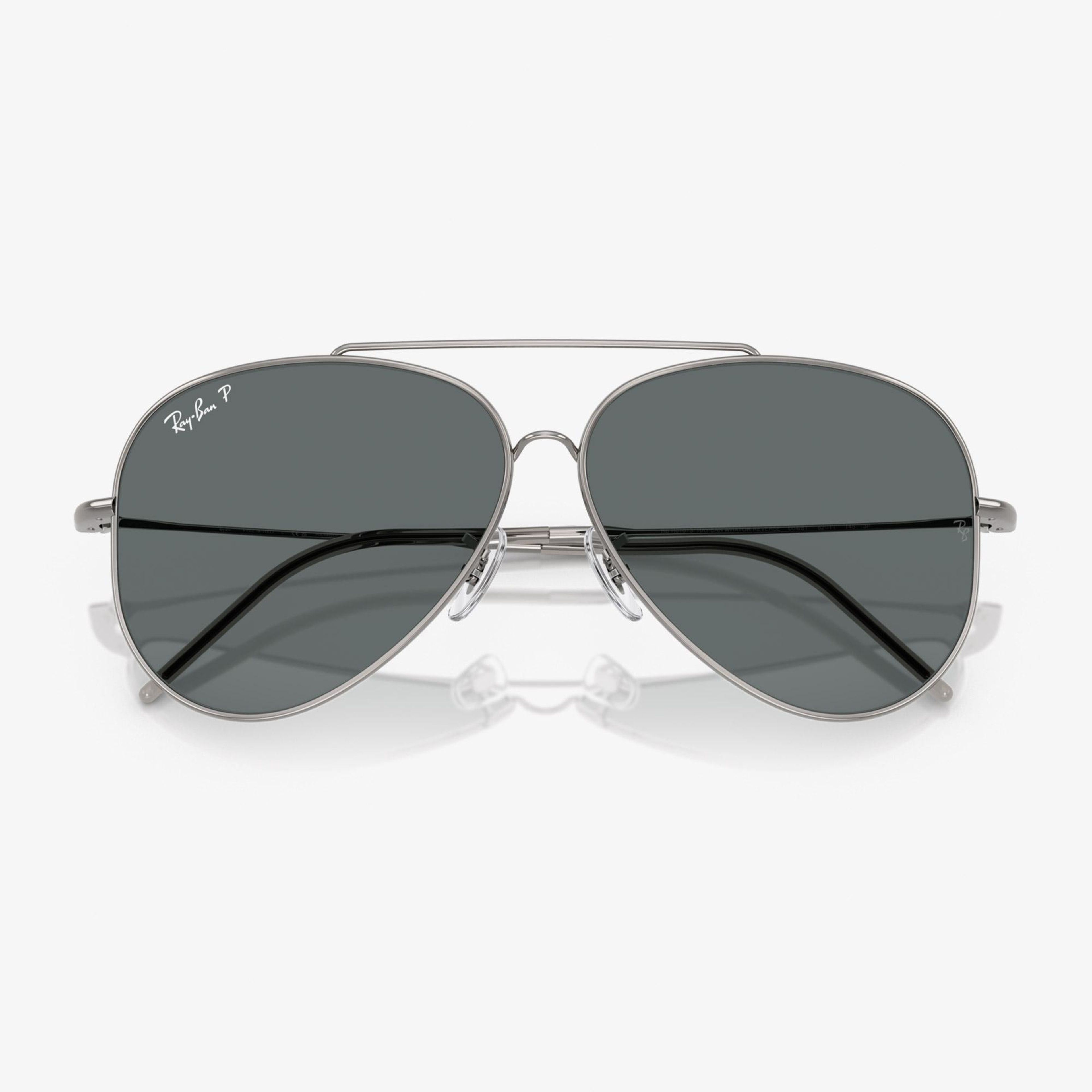 Ray-Ban Aviator Reverse RBR0101S Unisex Gri Güneş Gözlüğü