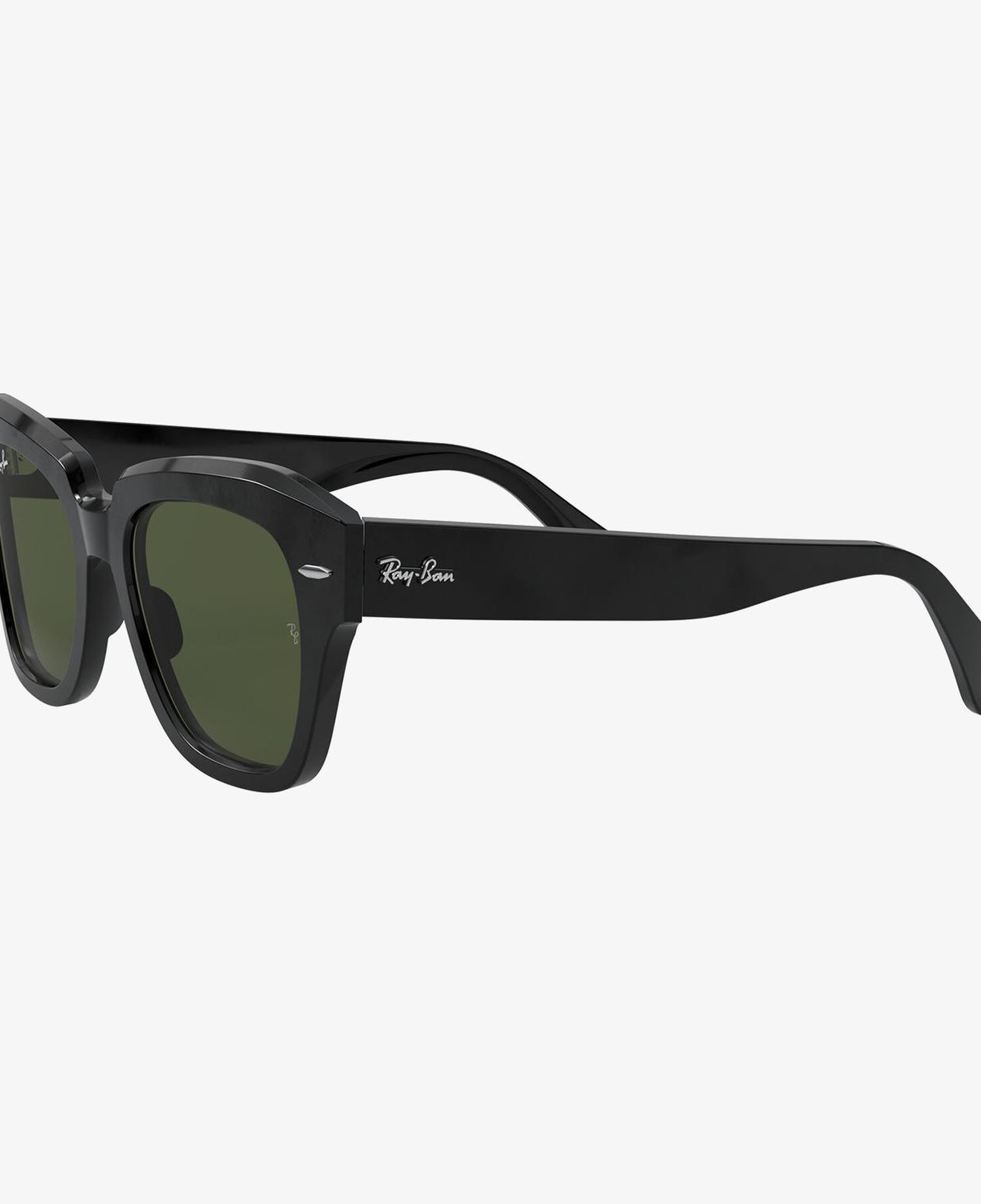 RAY-BAN 0RB2186 State Street Unisex Siyah Kare Güneş Gözlüğü