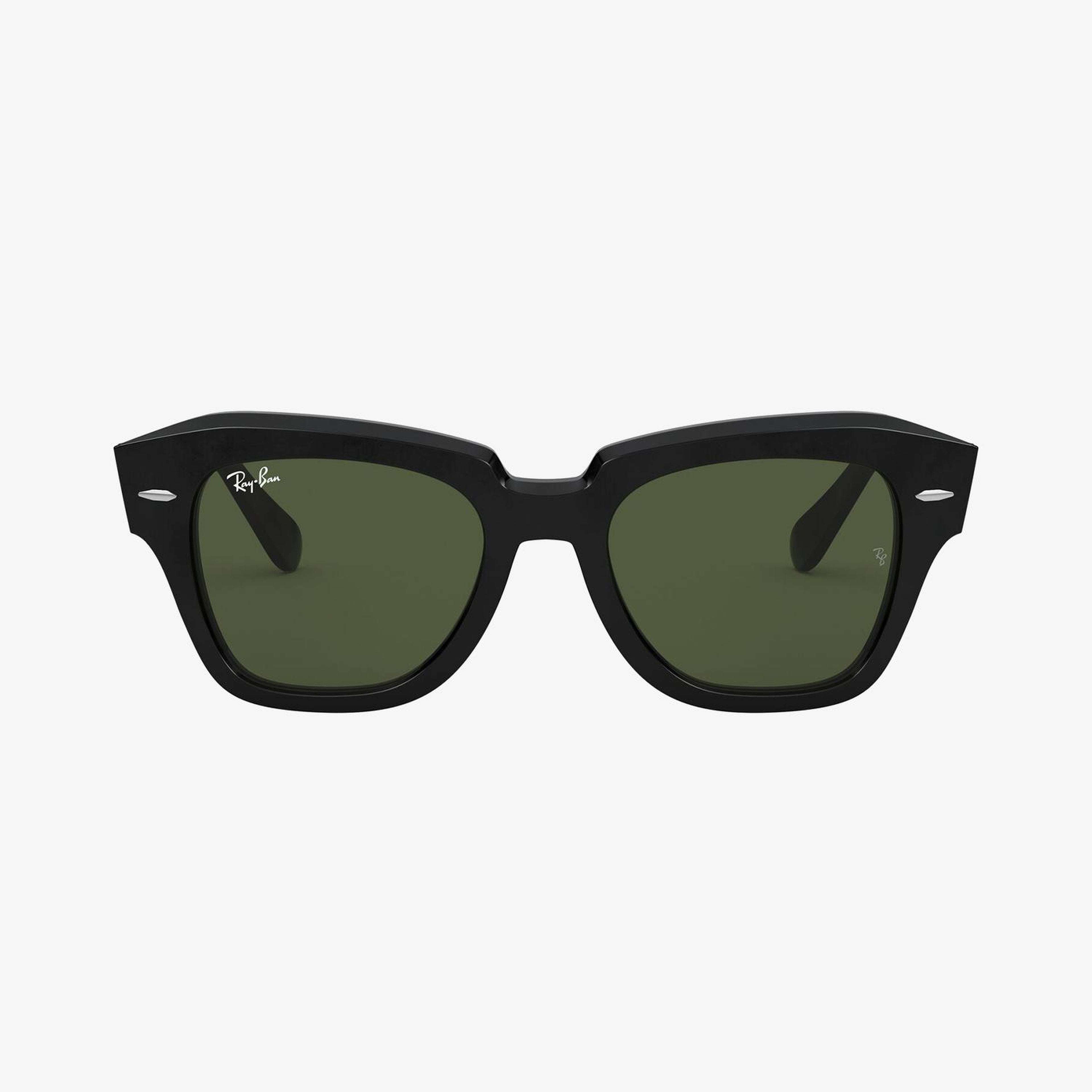 RAY-BAN 0RB2186 State Street Unisex Siyah Kare Güneş Gözlüğü