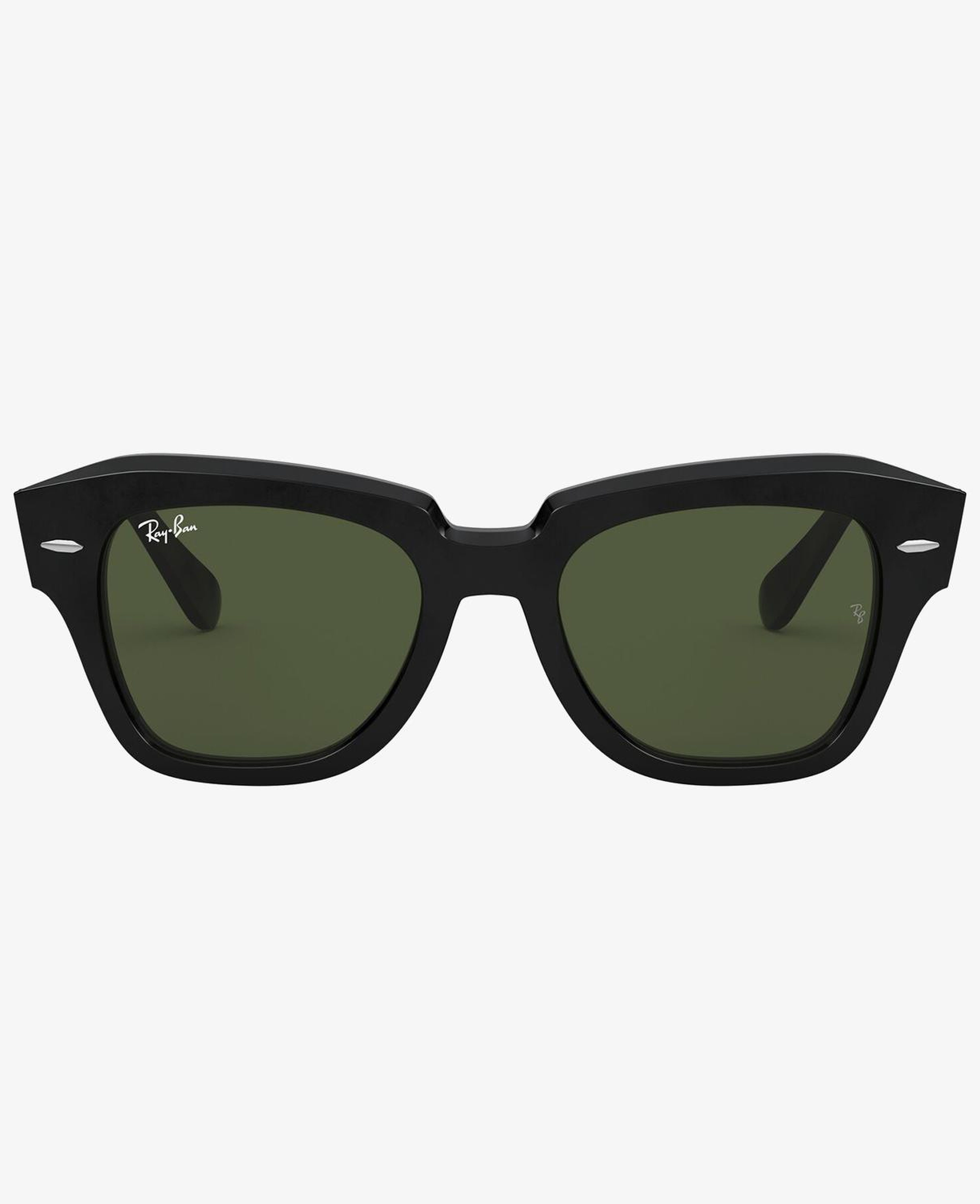 RAY-BAN 0RB2186 State Street Unisex Siyah Kare Güneş Gözlüğü
