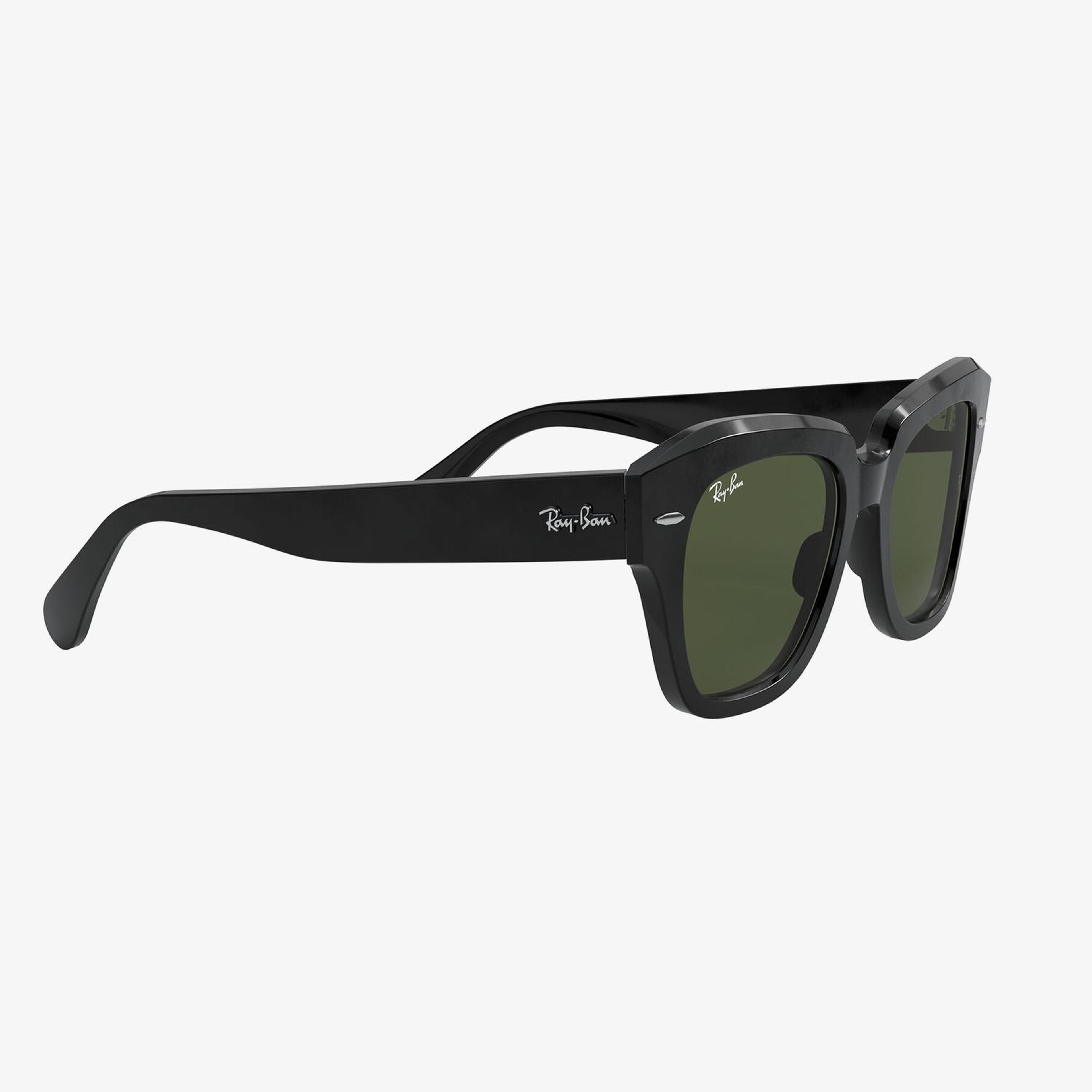 RAY-BAN 0RB2186 State Street Unisex Siyah Kare Güneş Gözlüğü