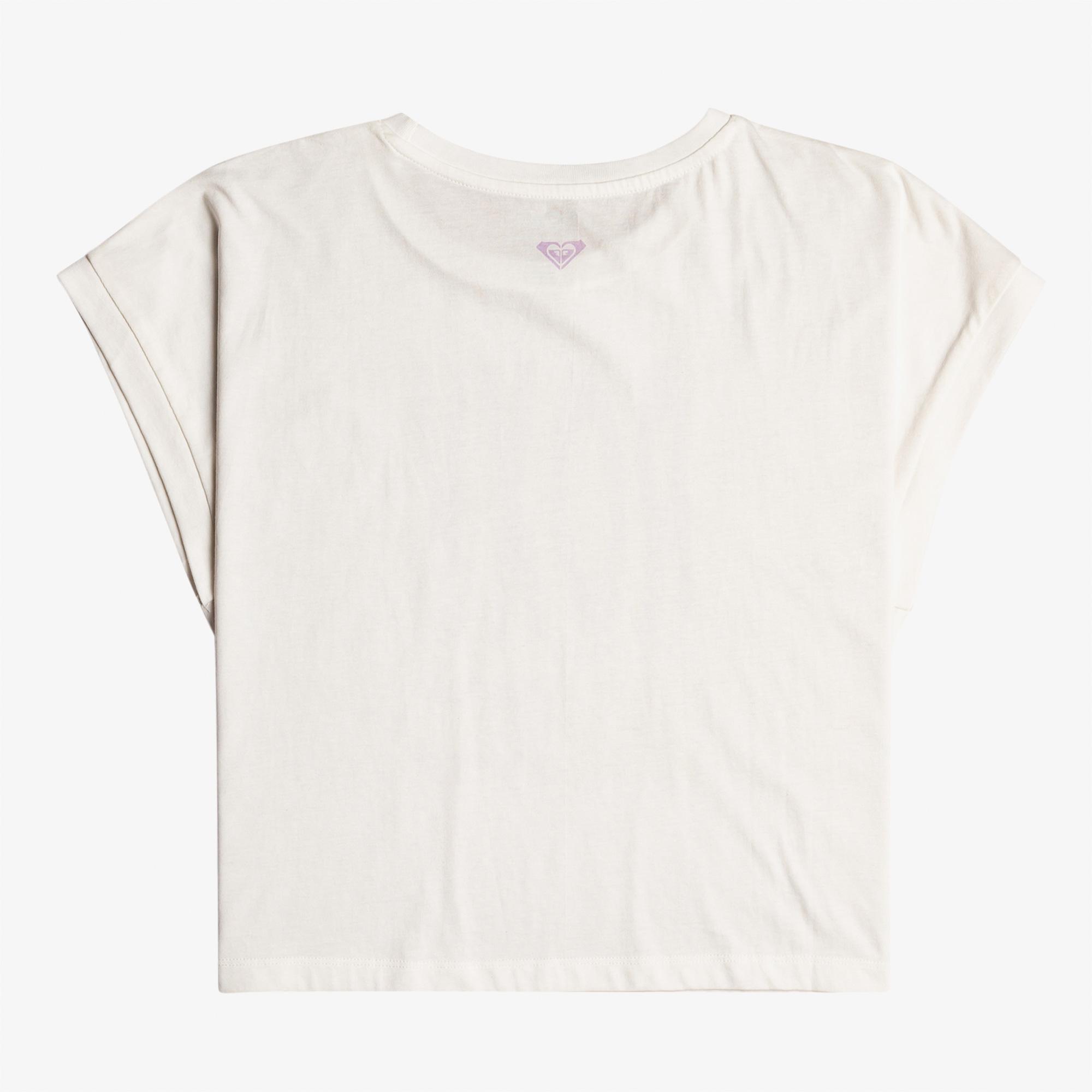 Quiksilver Alone On The Beach Kadın Beyaz T-Shirt