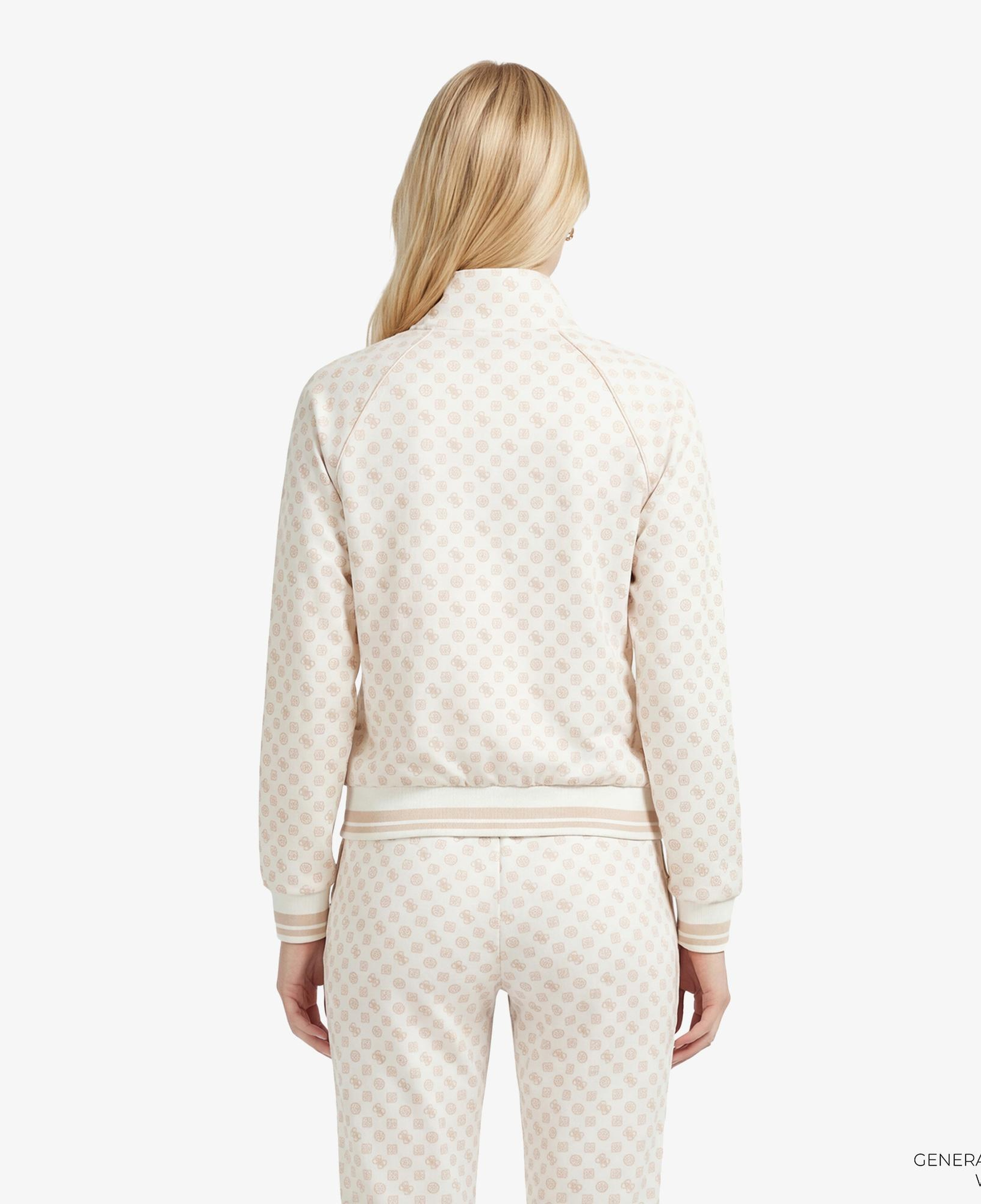 Guess Aggie Aktif Scuba Kadın Krem Sweatshirt