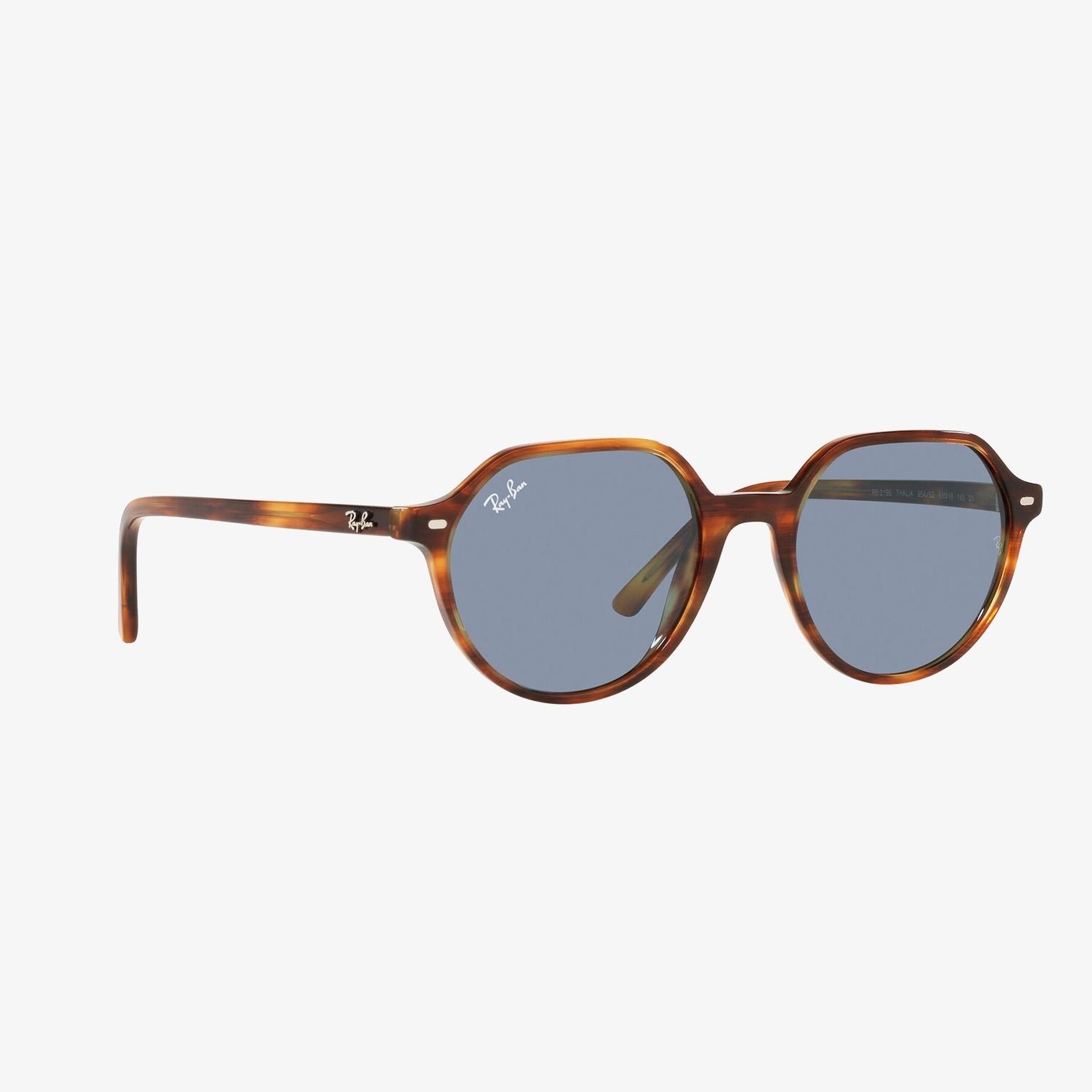 RAY-BAN 0RB2195 Thalia Unisex Striped Havana Güneş Gözlüğü