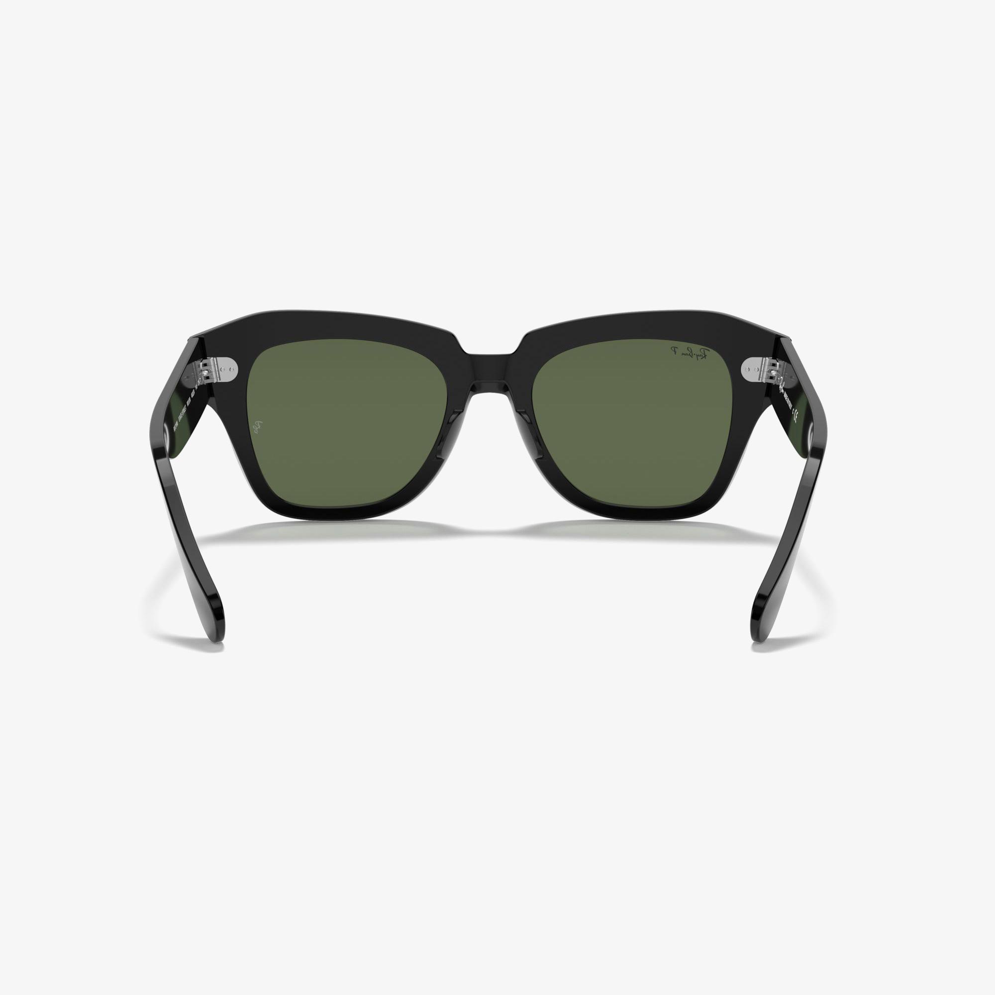 RAY-BAN 0RB2186 State Street Unisex Siyah Güneş Gözlüğü