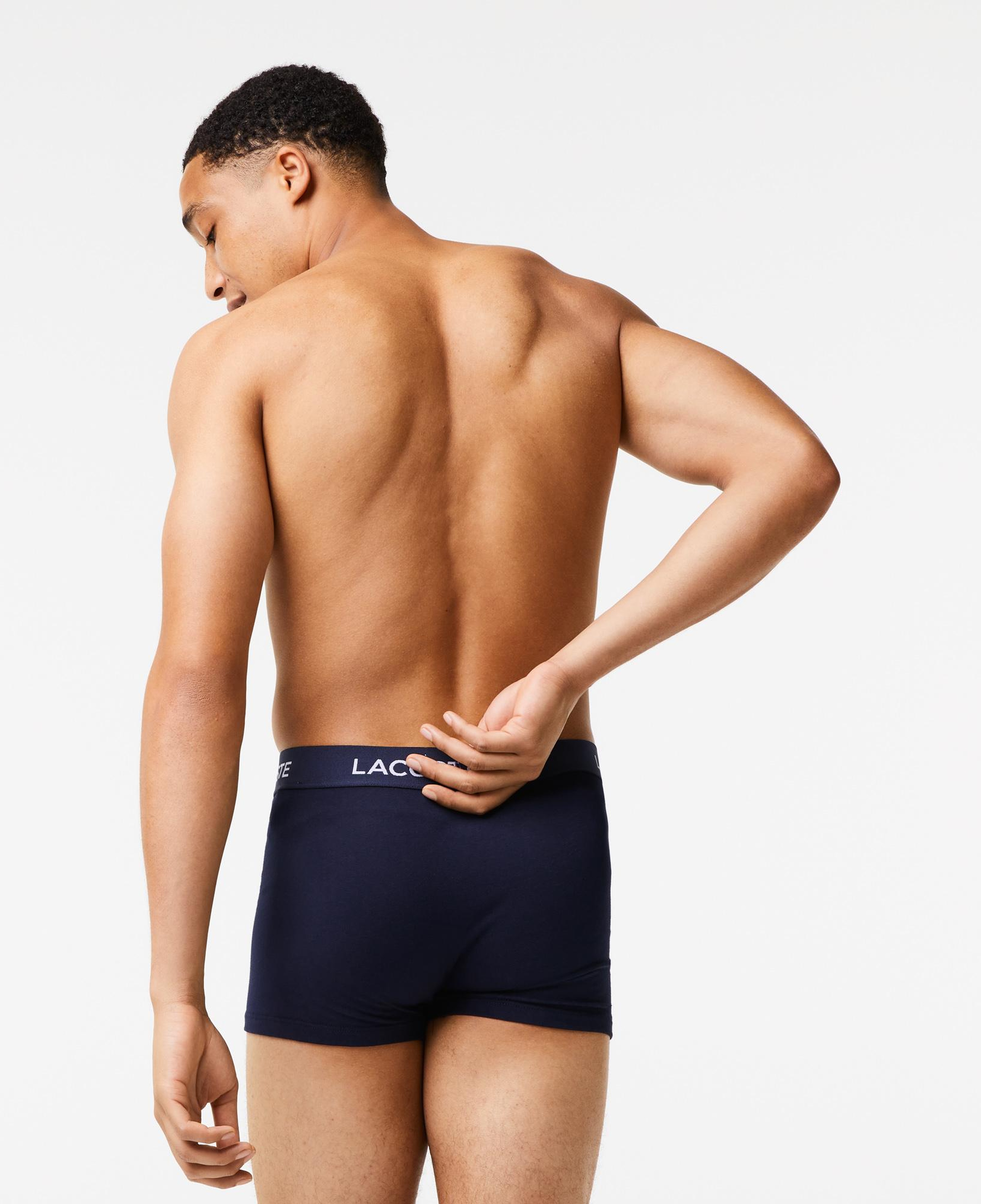 Lacoste Erkek 3'lü Lacivert Boxer