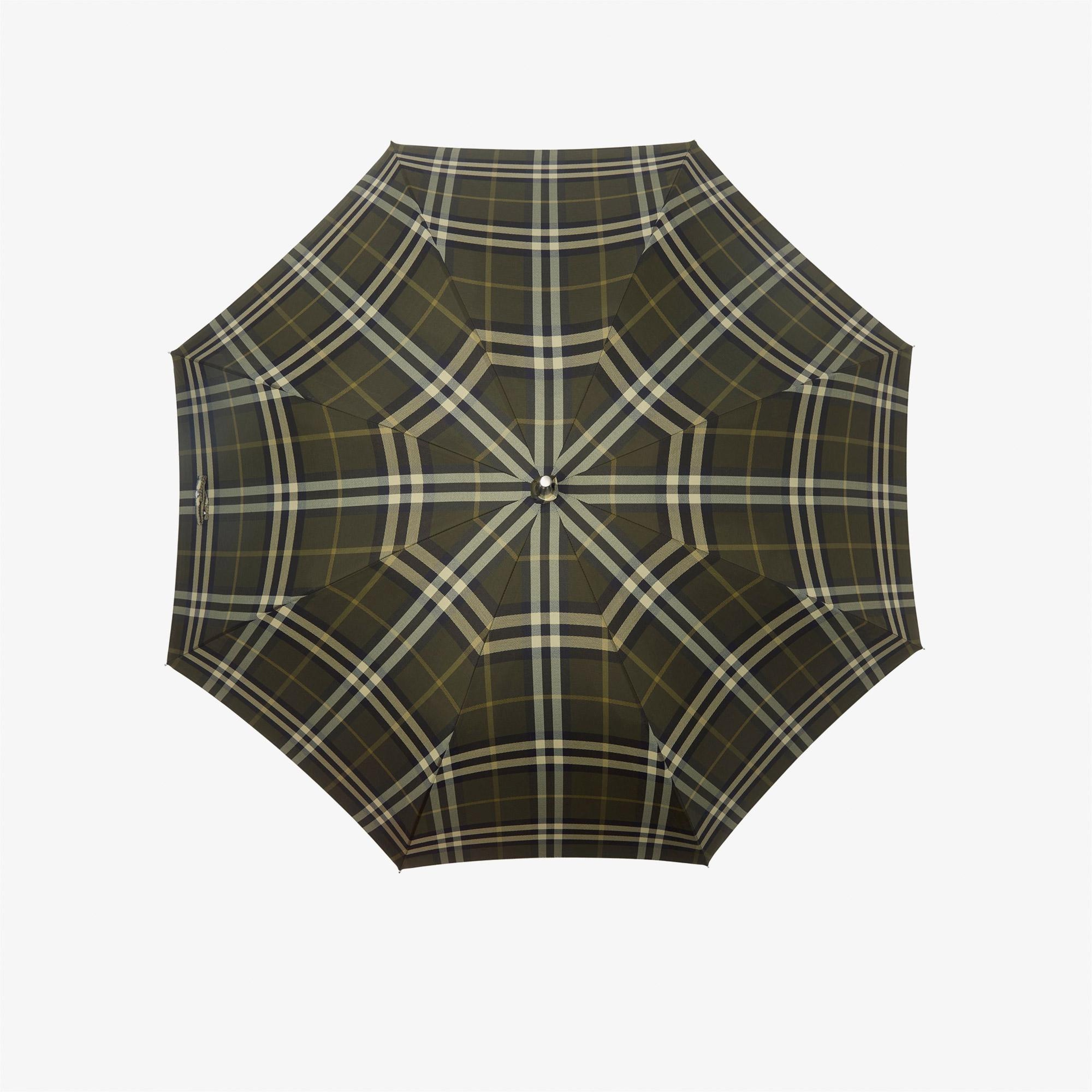 Burberry Check Nylon Pamuklu Kadın Haki Şemsiye