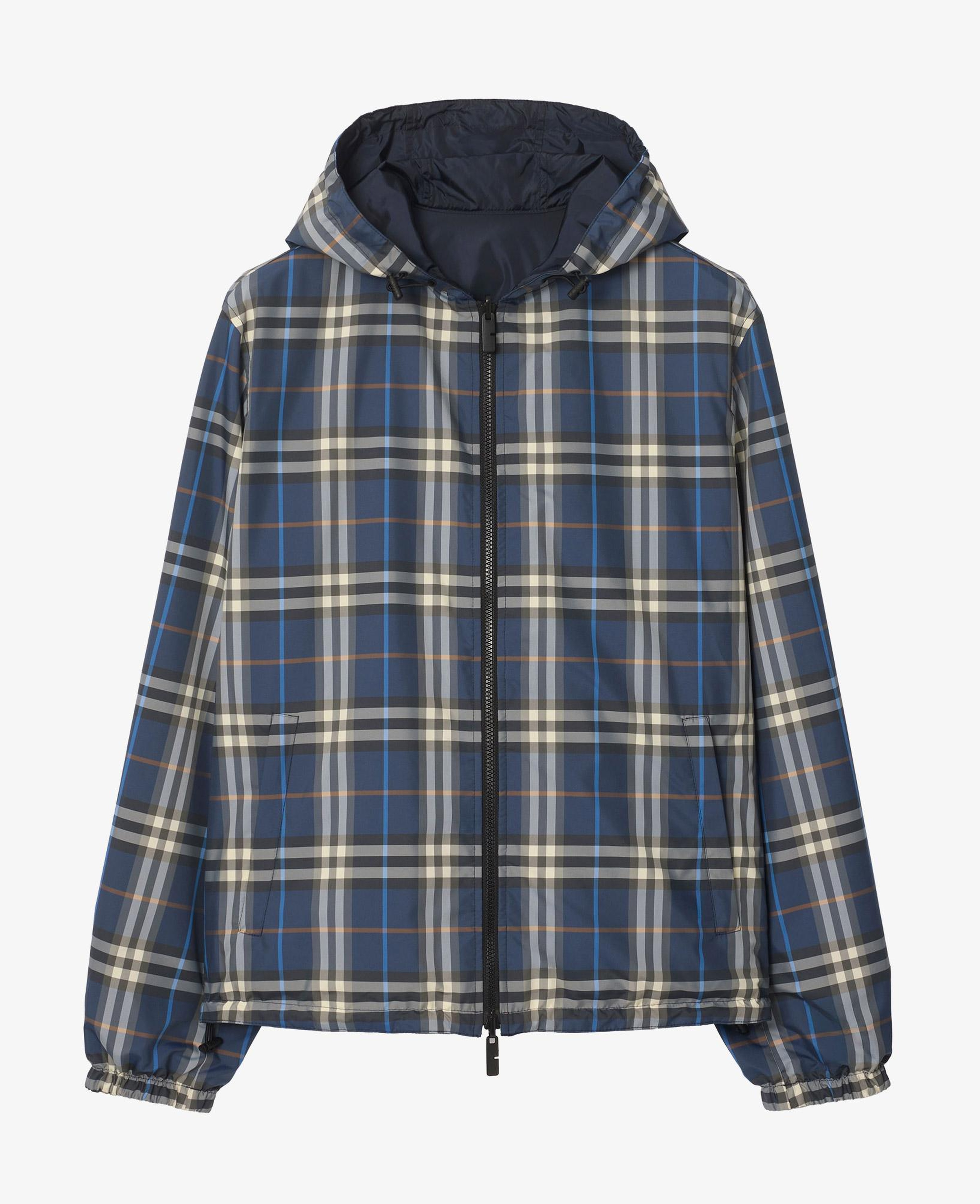 Burberry Newport Erkek Mavi Yağmurluk