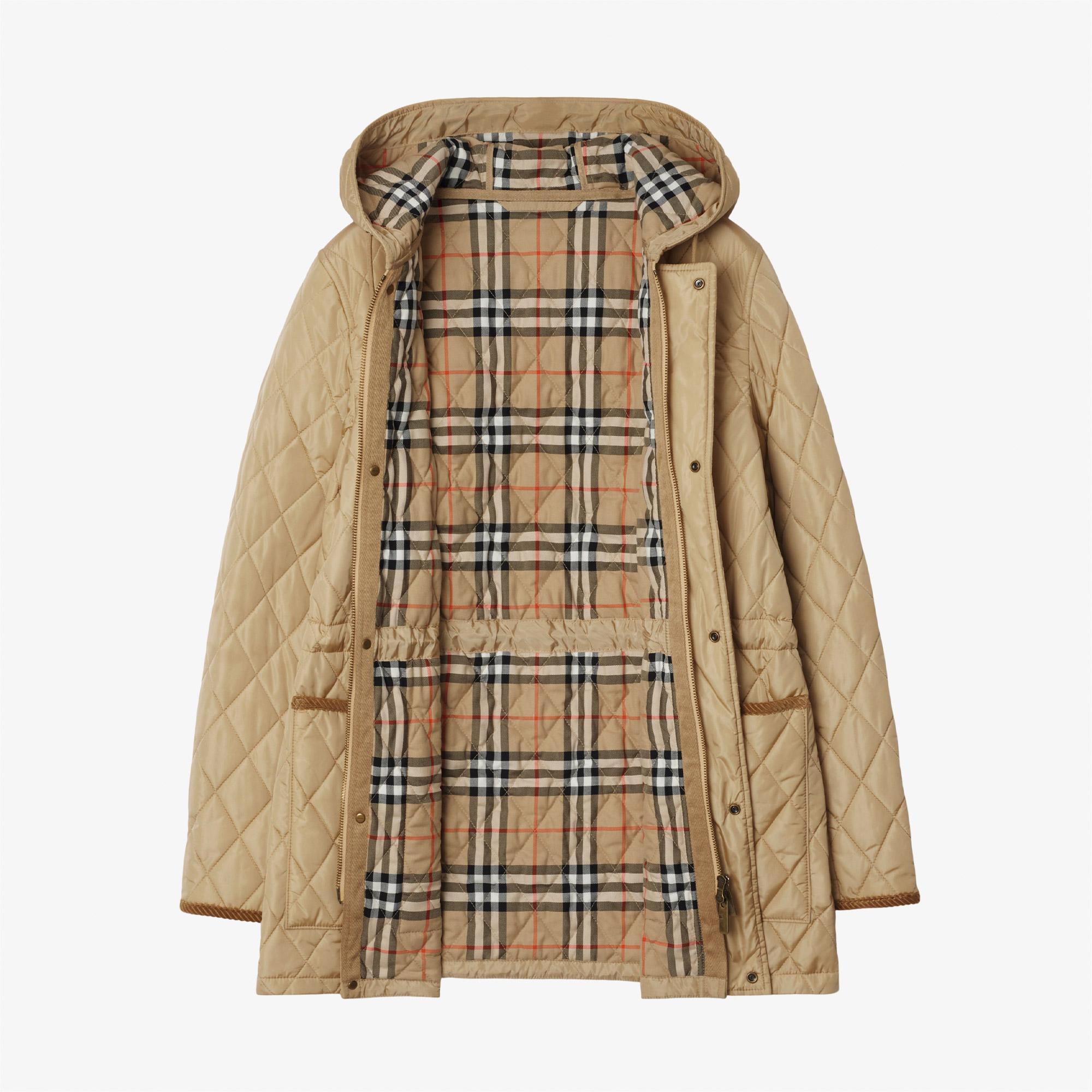 Burberry Kadın Bej Mont