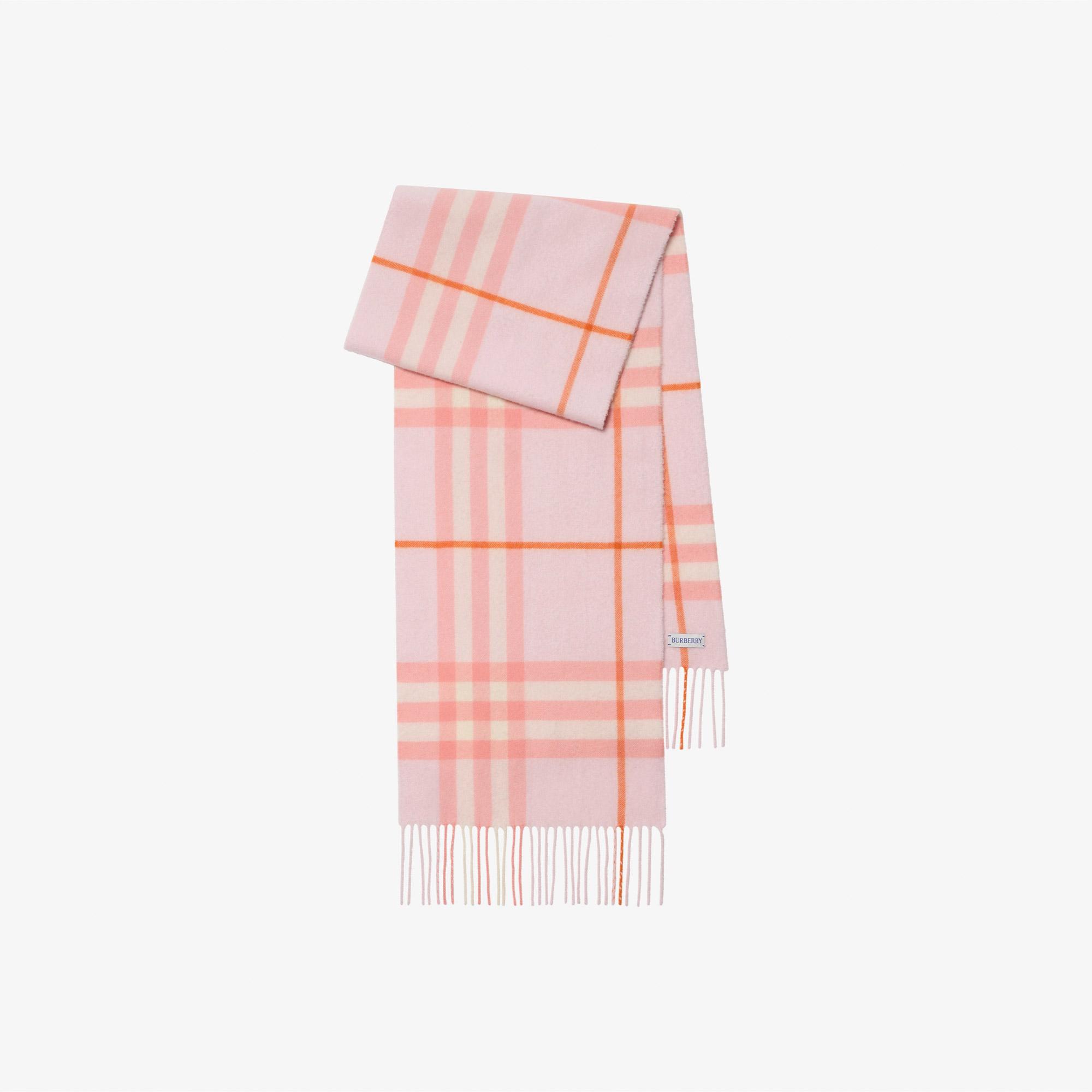 Burberry Gıant Check Kadın Pembe Atkı