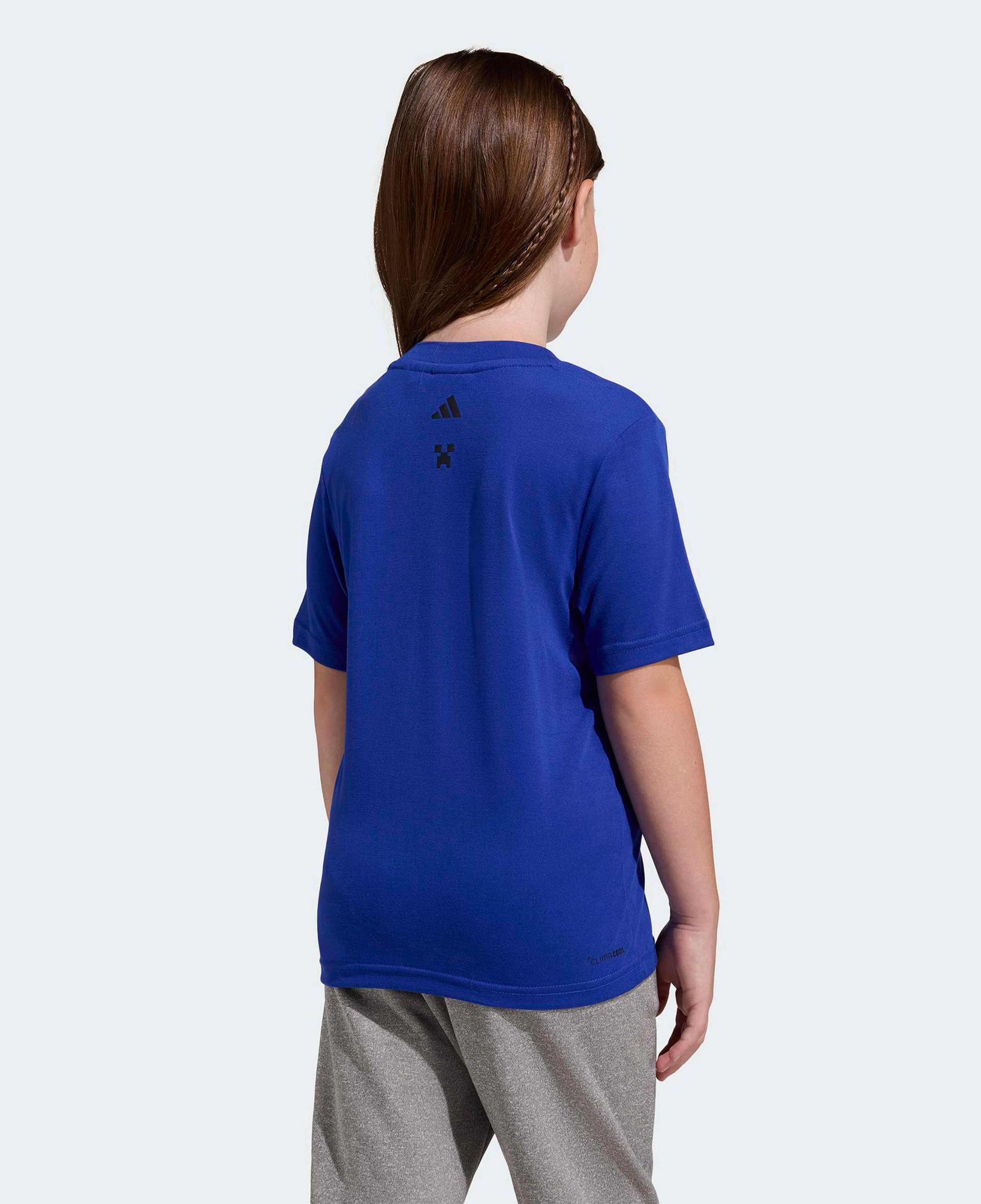 adidas Minecraft Training Çocuk Mavi T-Shirt