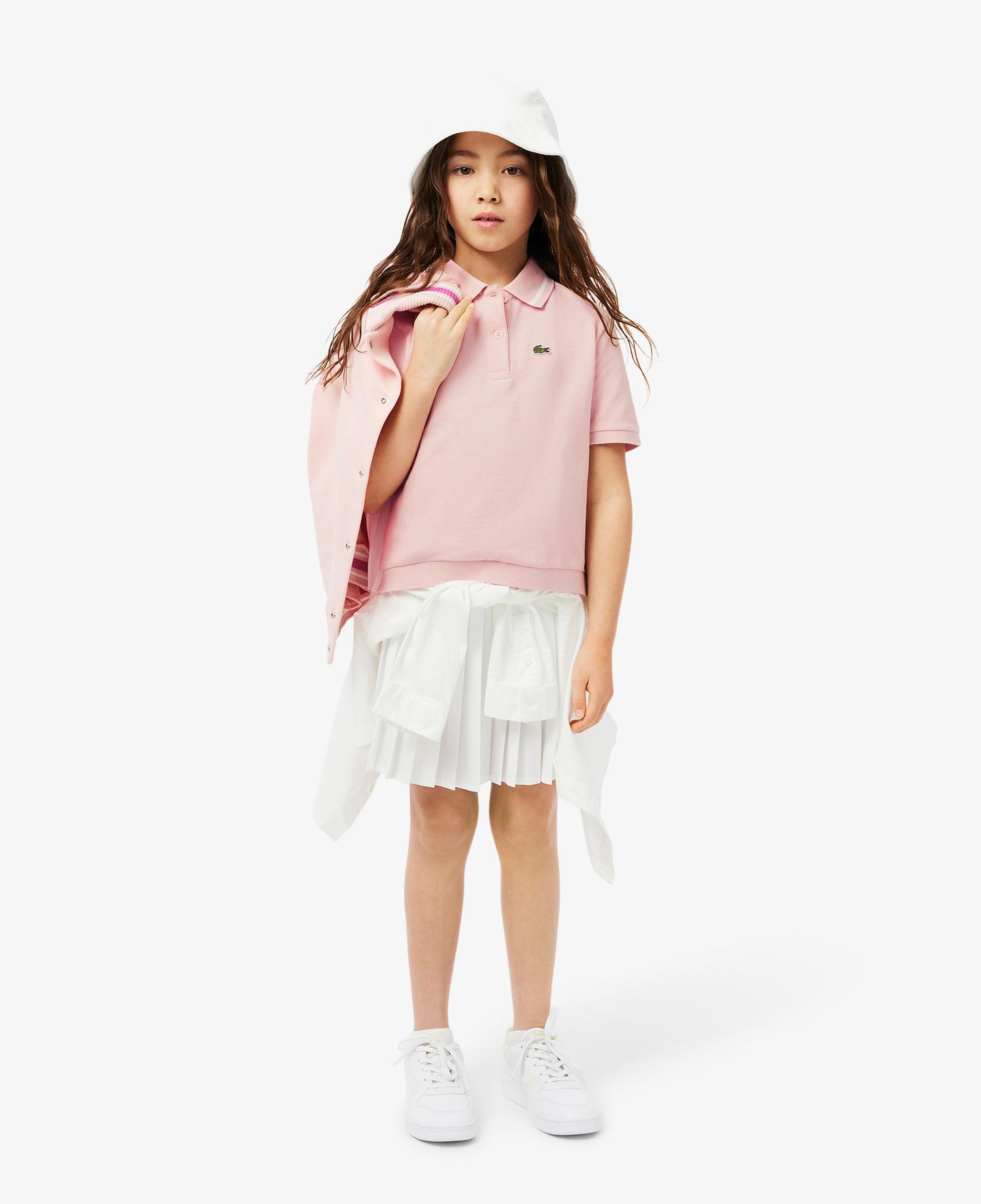 Lacoste Kız Çocuk Pembe Polo