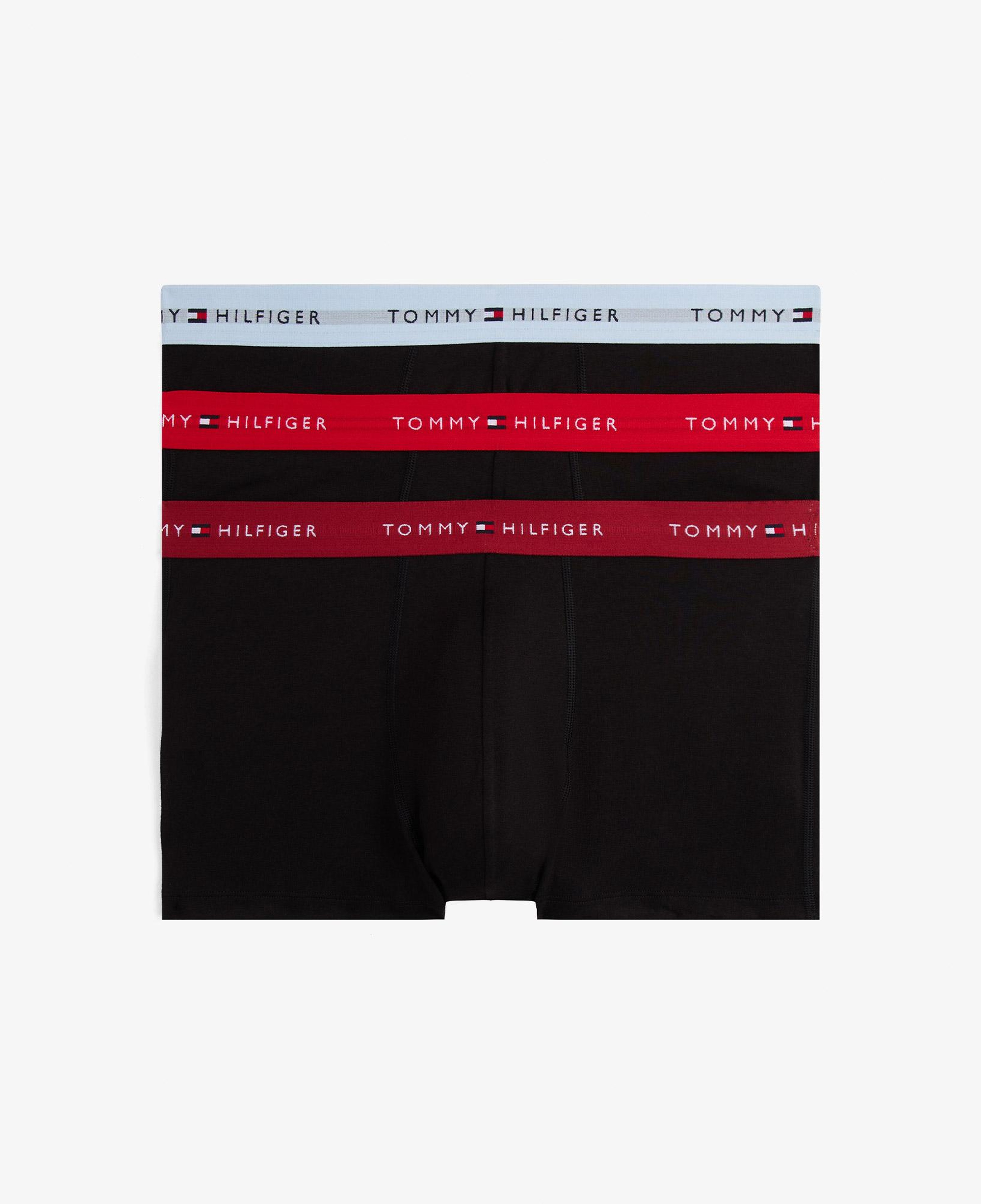 Tommy Hilfiger Trunk Erkek 3'lü Siyah Boxer