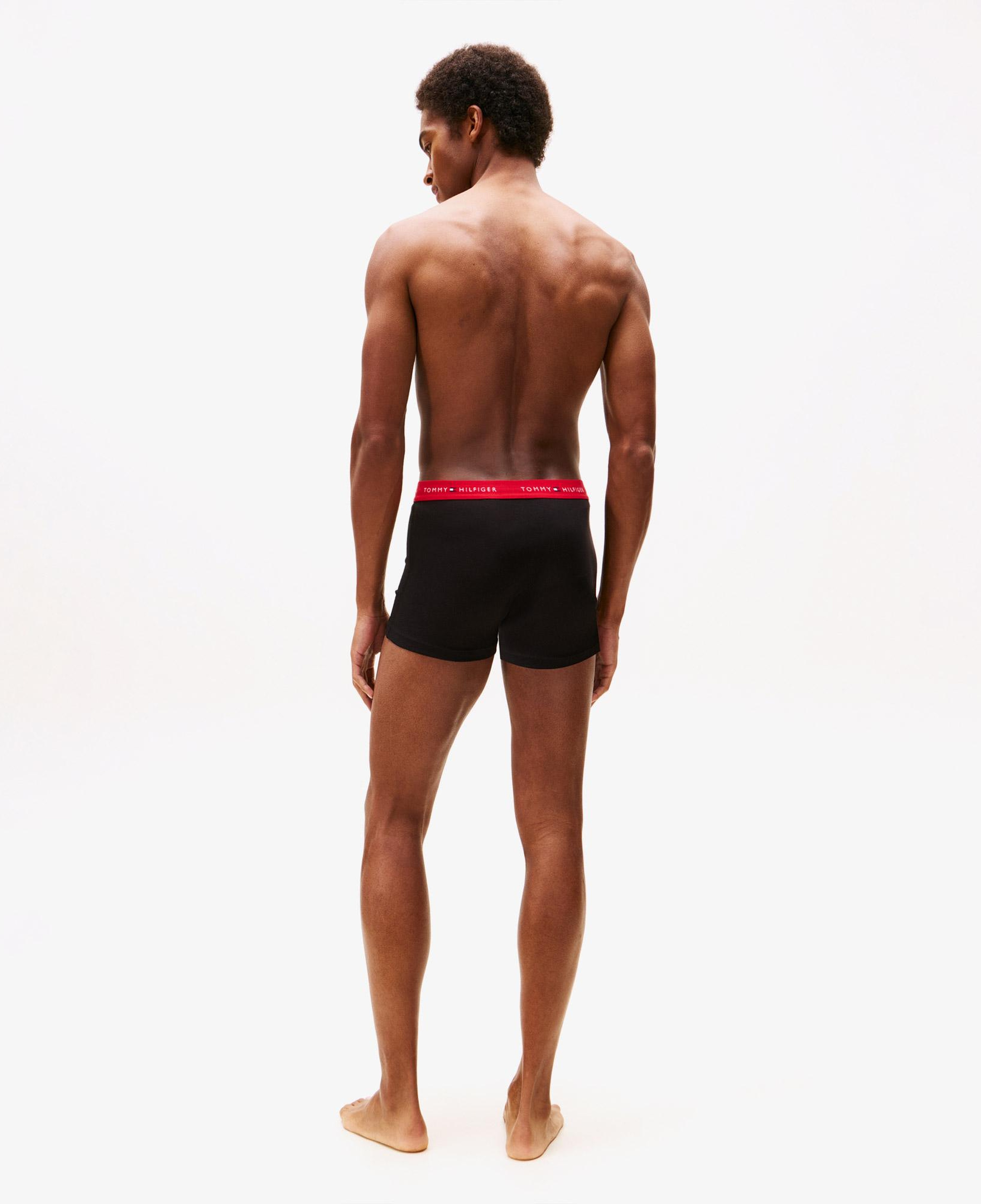 Tommy Hilfiger Trunk Erkek 3'lü Siyah Boxer