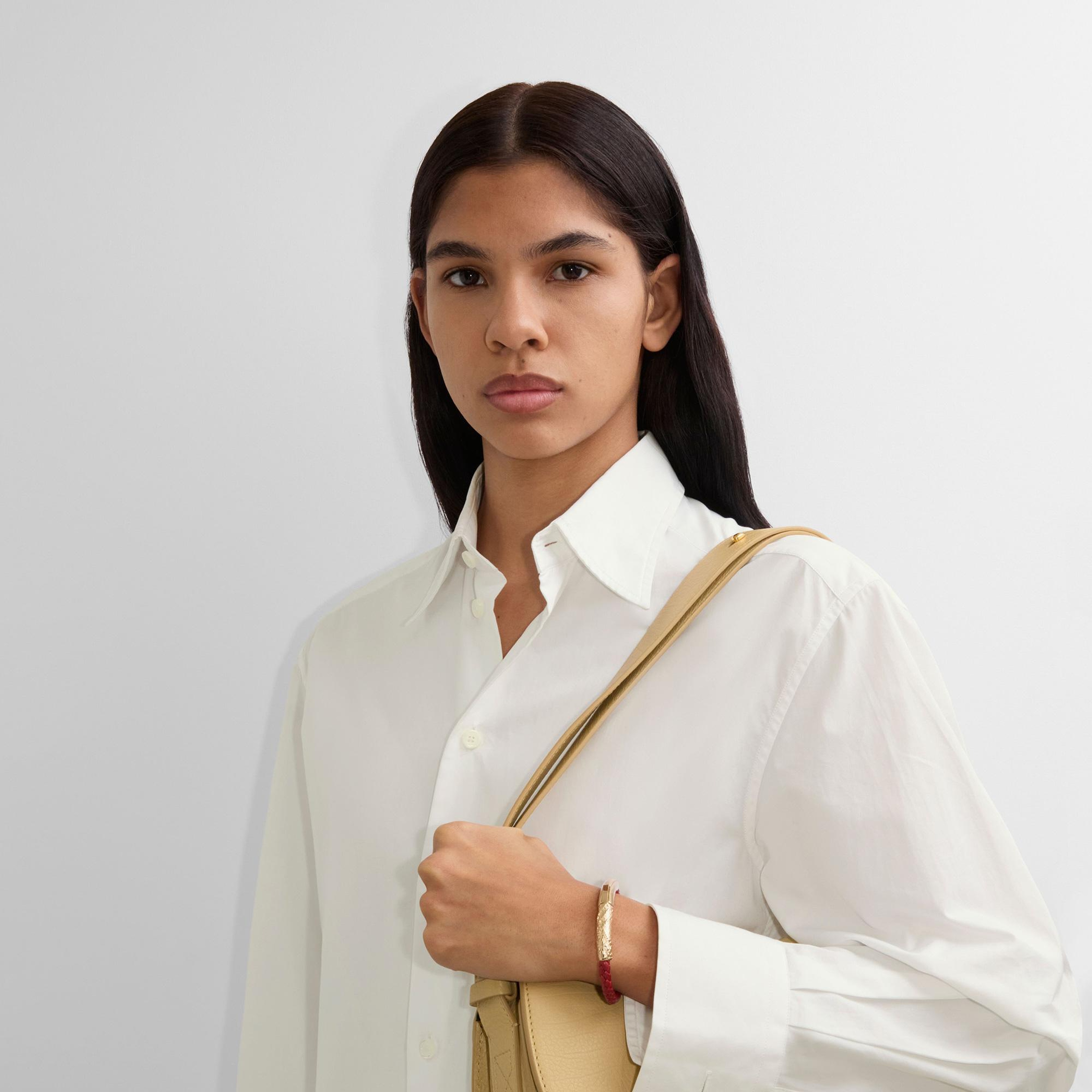 Burberry Bracelet Leather Kadın Altın Bileklik