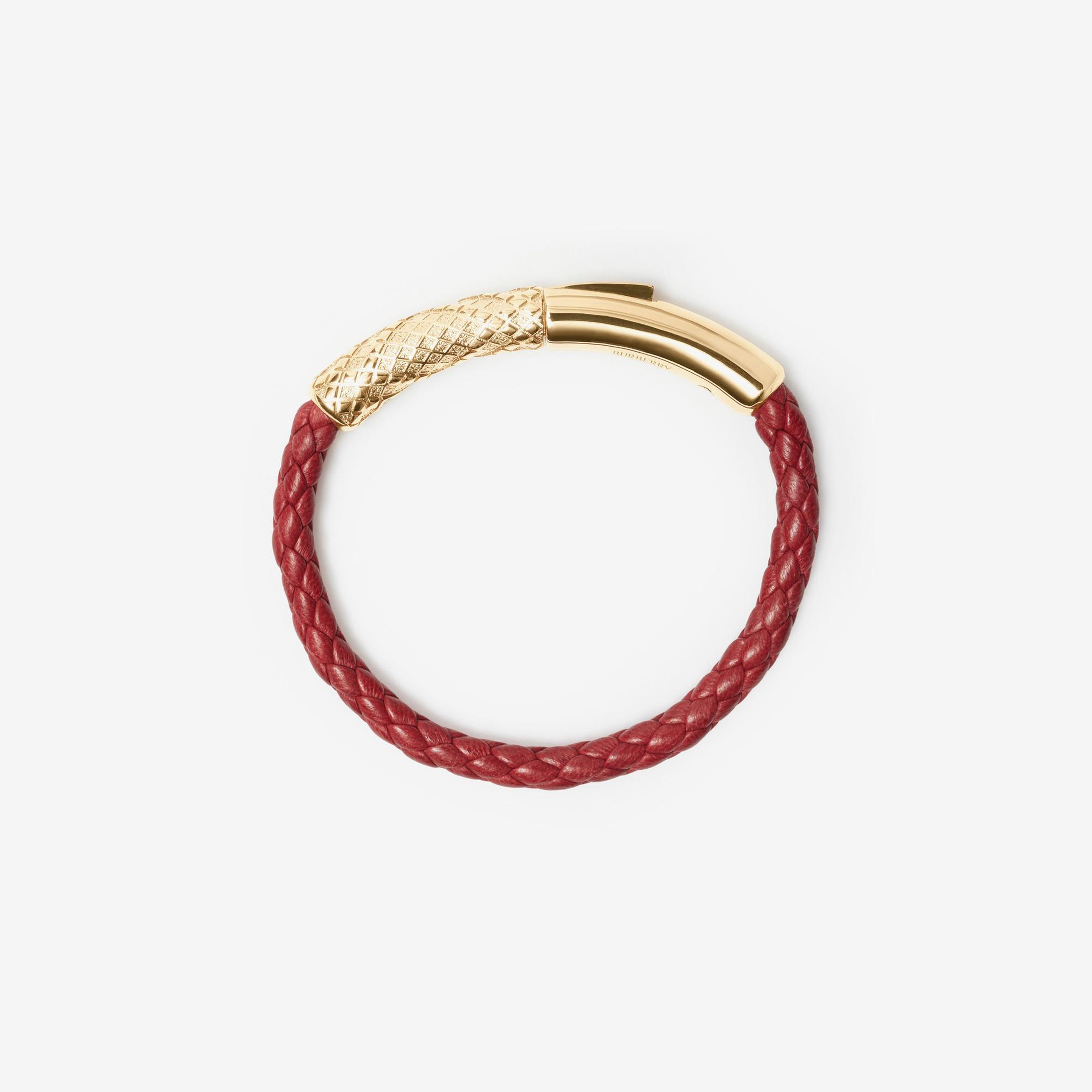 Burberry Bracelet Leather Kadın Altın Bileklik