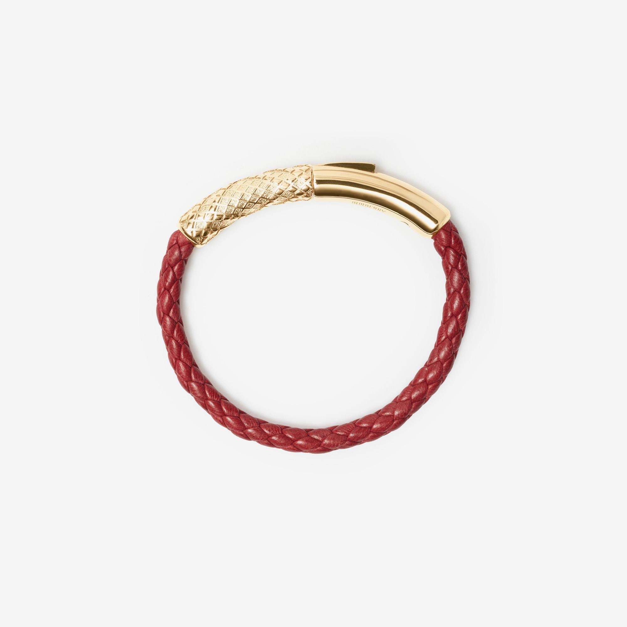 Burberry Bracelet Leather Kadın Altın Bileklik