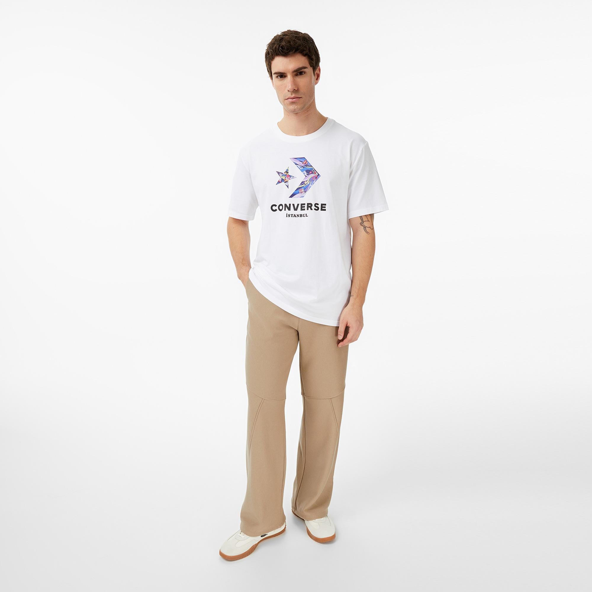 Converse Erkek Bej Eşofman Altı