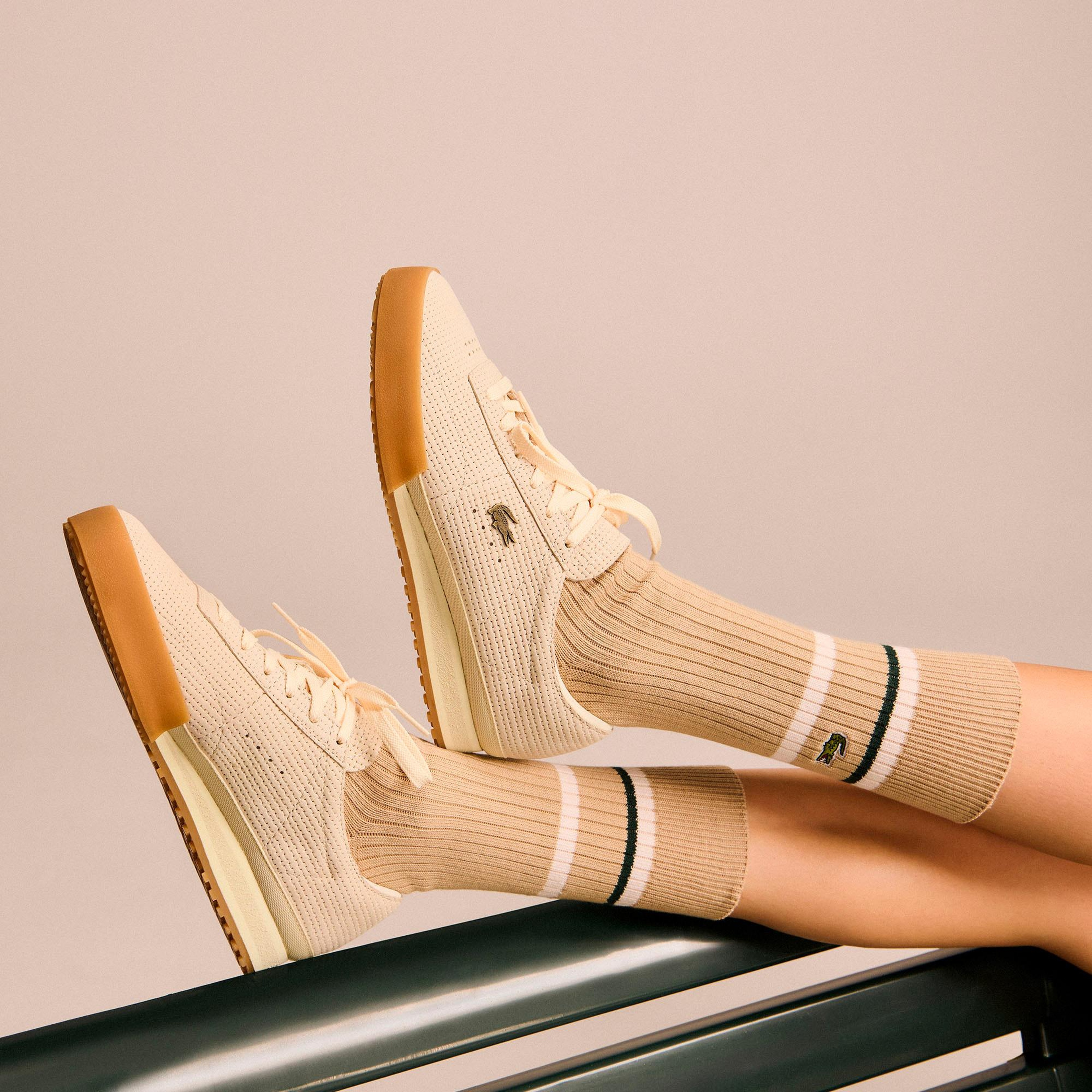 Lacoste Aura Kadın Bej Sneaker