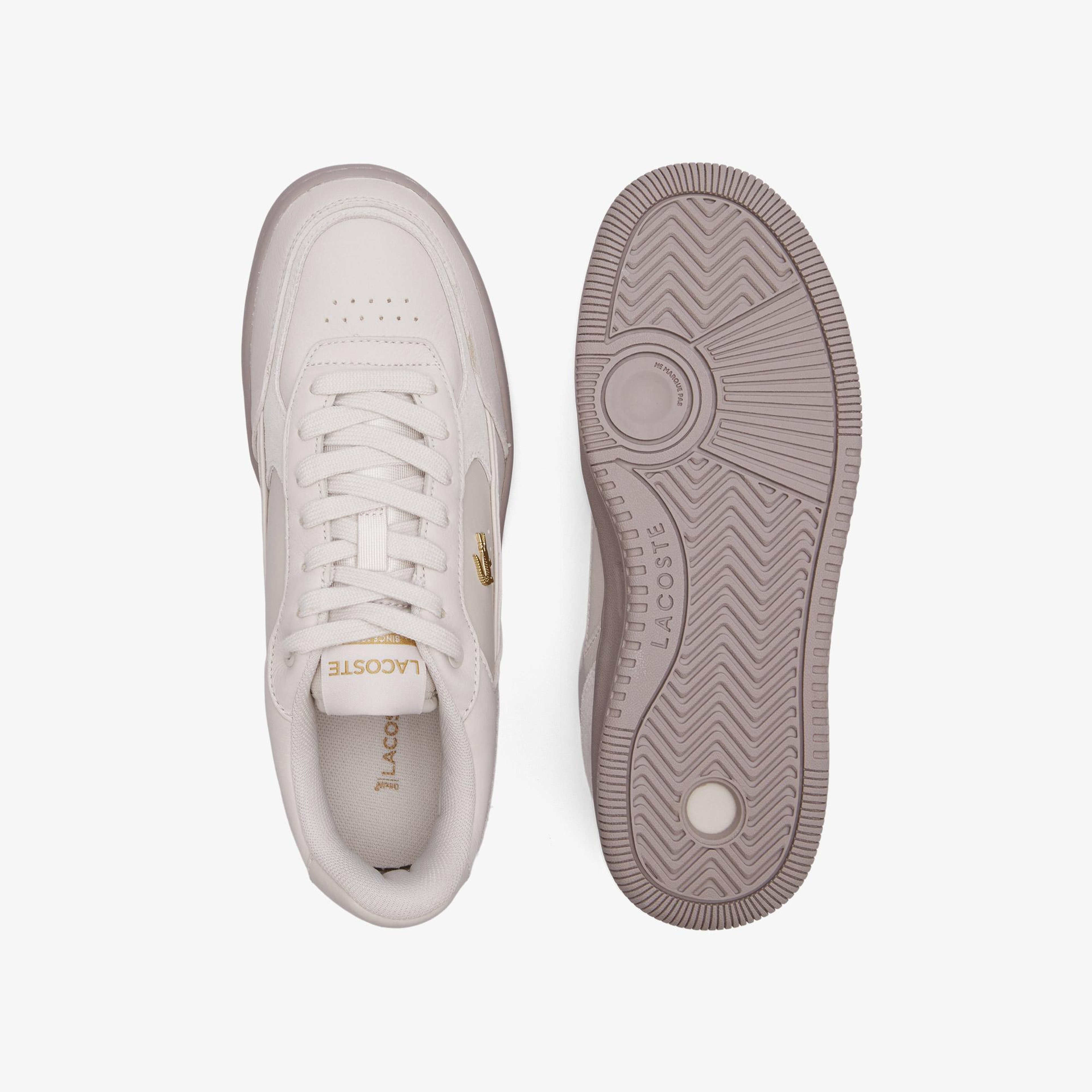 Lacoste L001 Ace Kadın Krem Sneaker