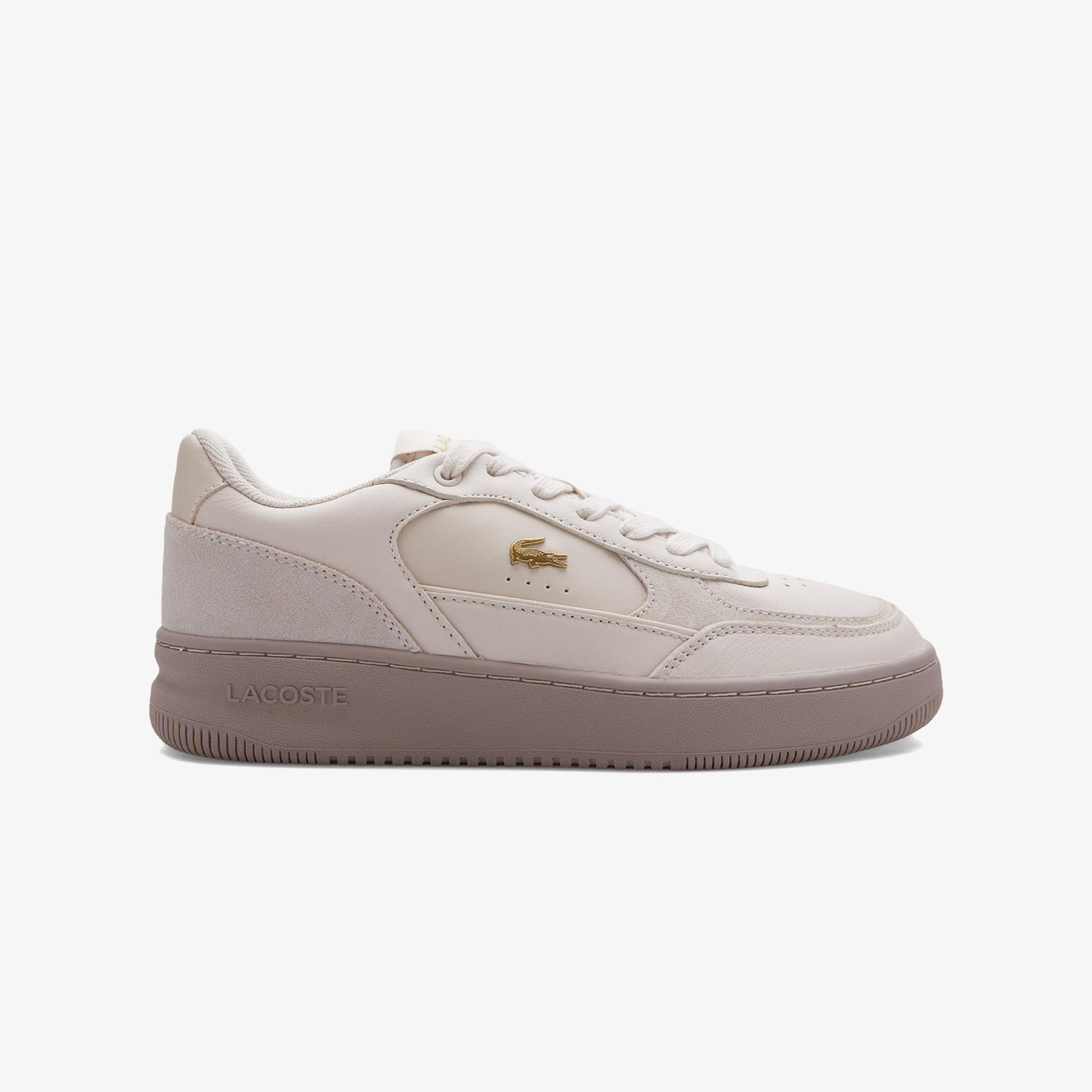 Lacoste L001 Ace Kadın Krem Sneaker
