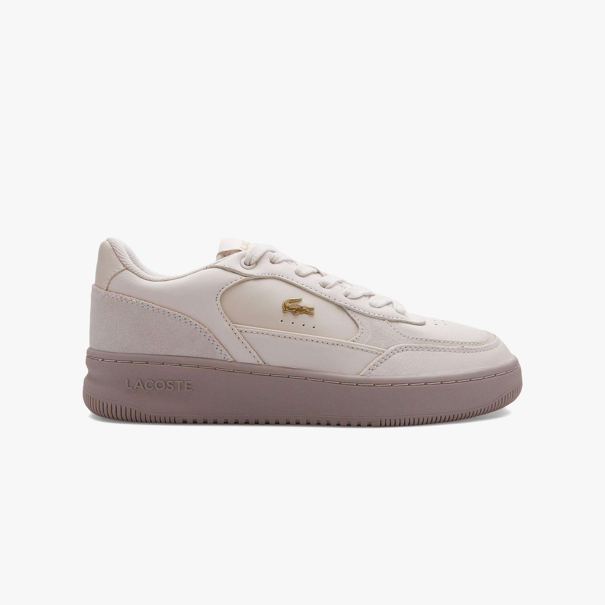 Lacoste L001 Ace Kadın Krem Sneaker
