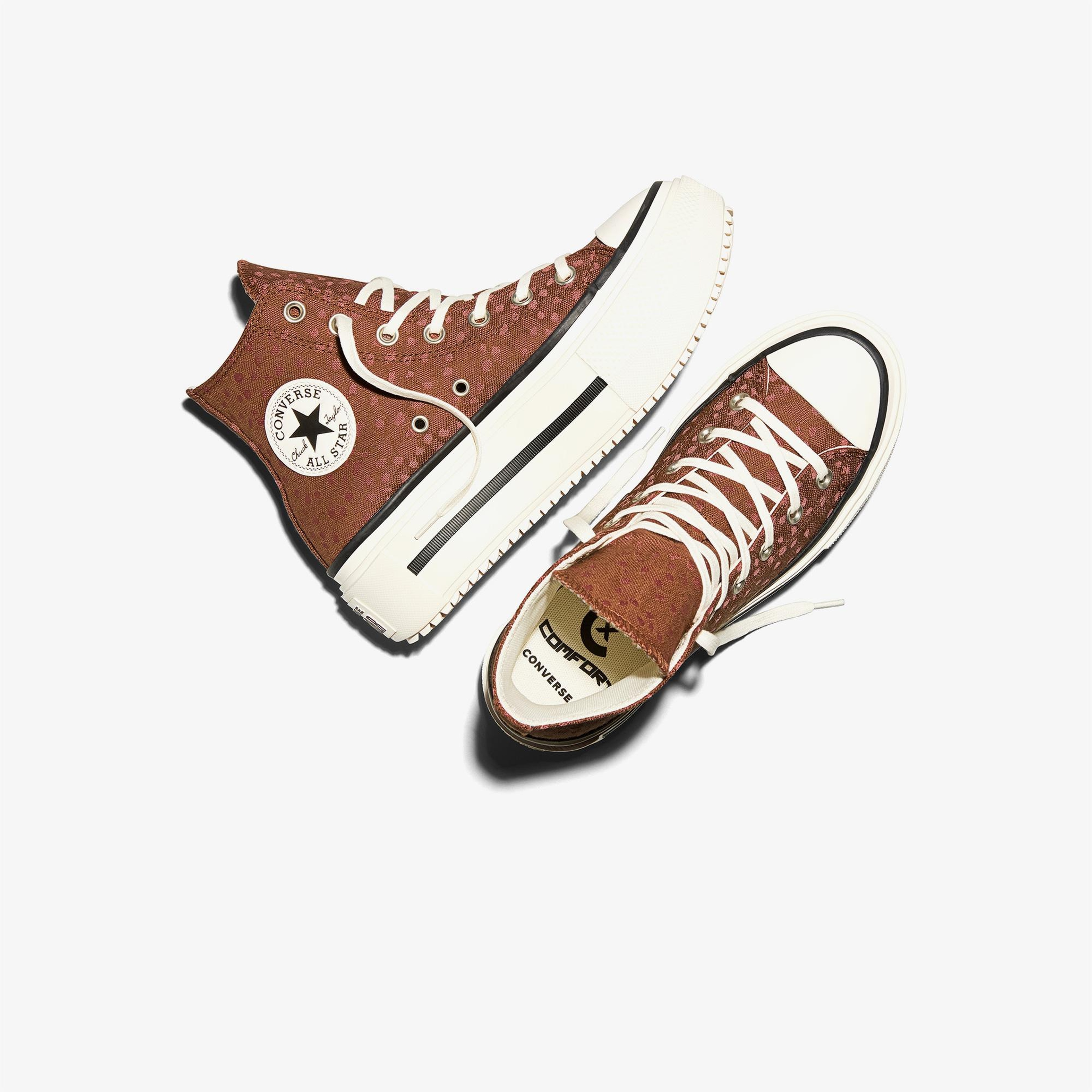 Converse Chuck Taylor All Star Lift Double Stack Unisex Kahverengi Sneaker