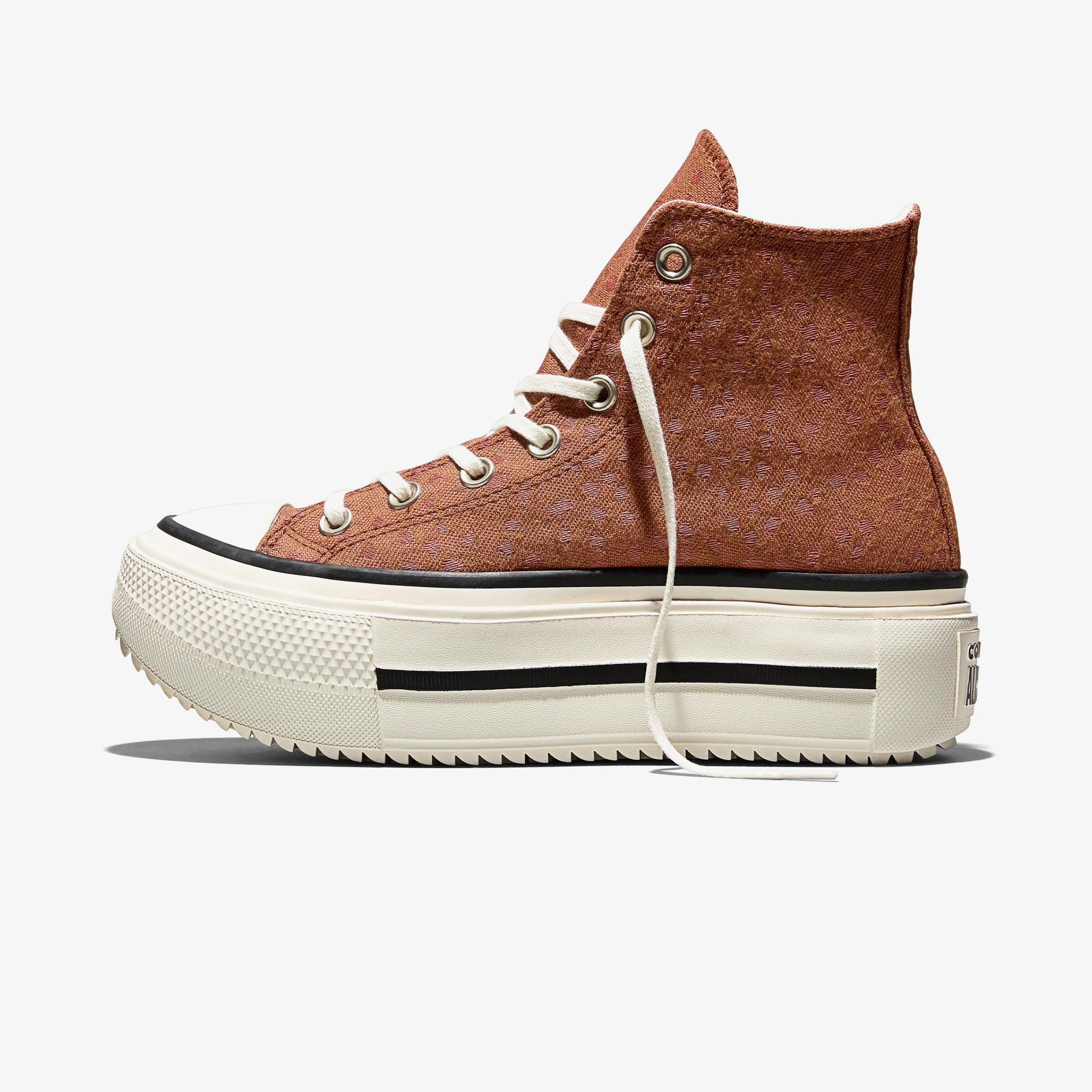 Converse Chuck Taylor All Star Lift Double Stack Unisex Kahverengi Sneaker