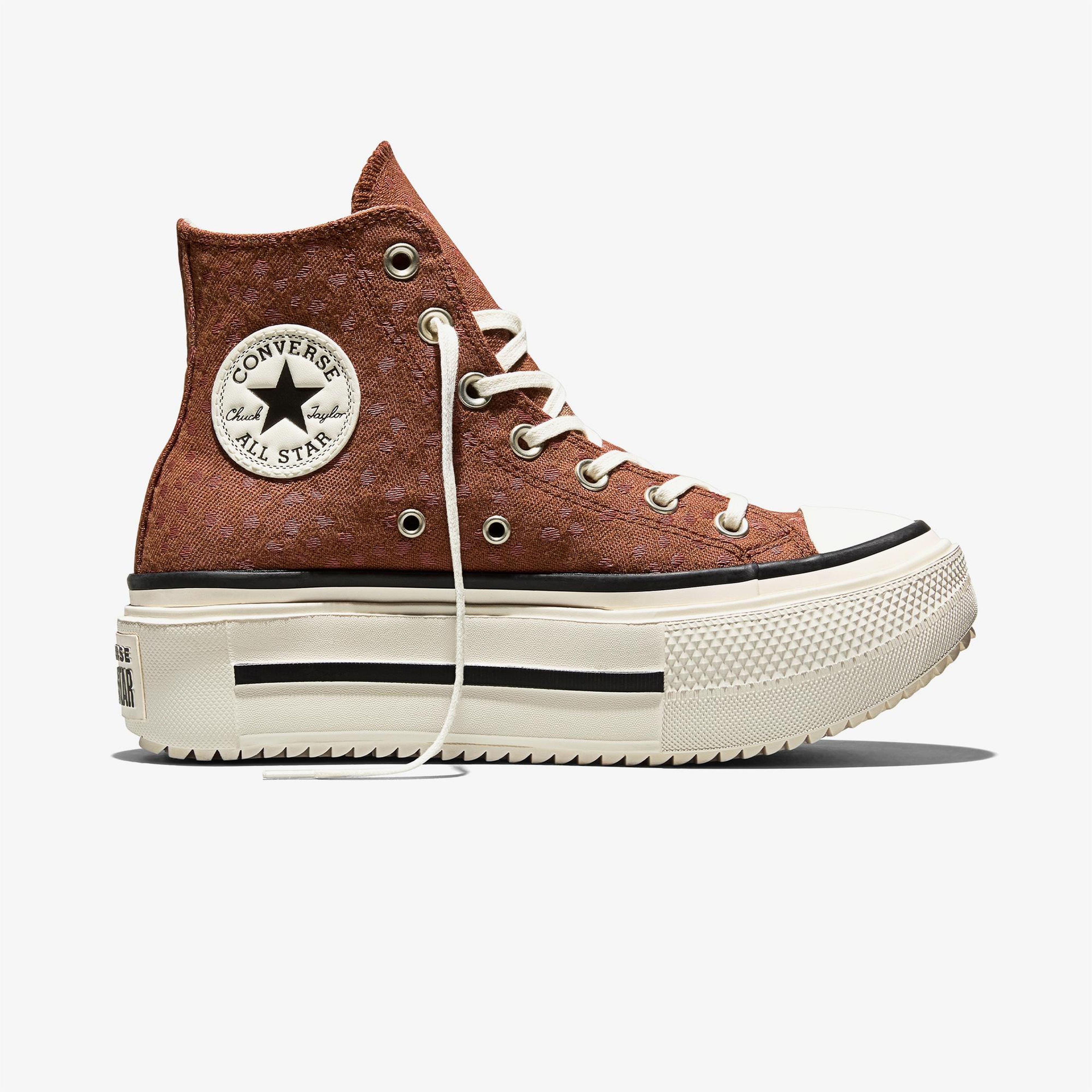 Converse Chuck Taylor All Star Lift Double Stack Unisex Kahverengi Sneaker