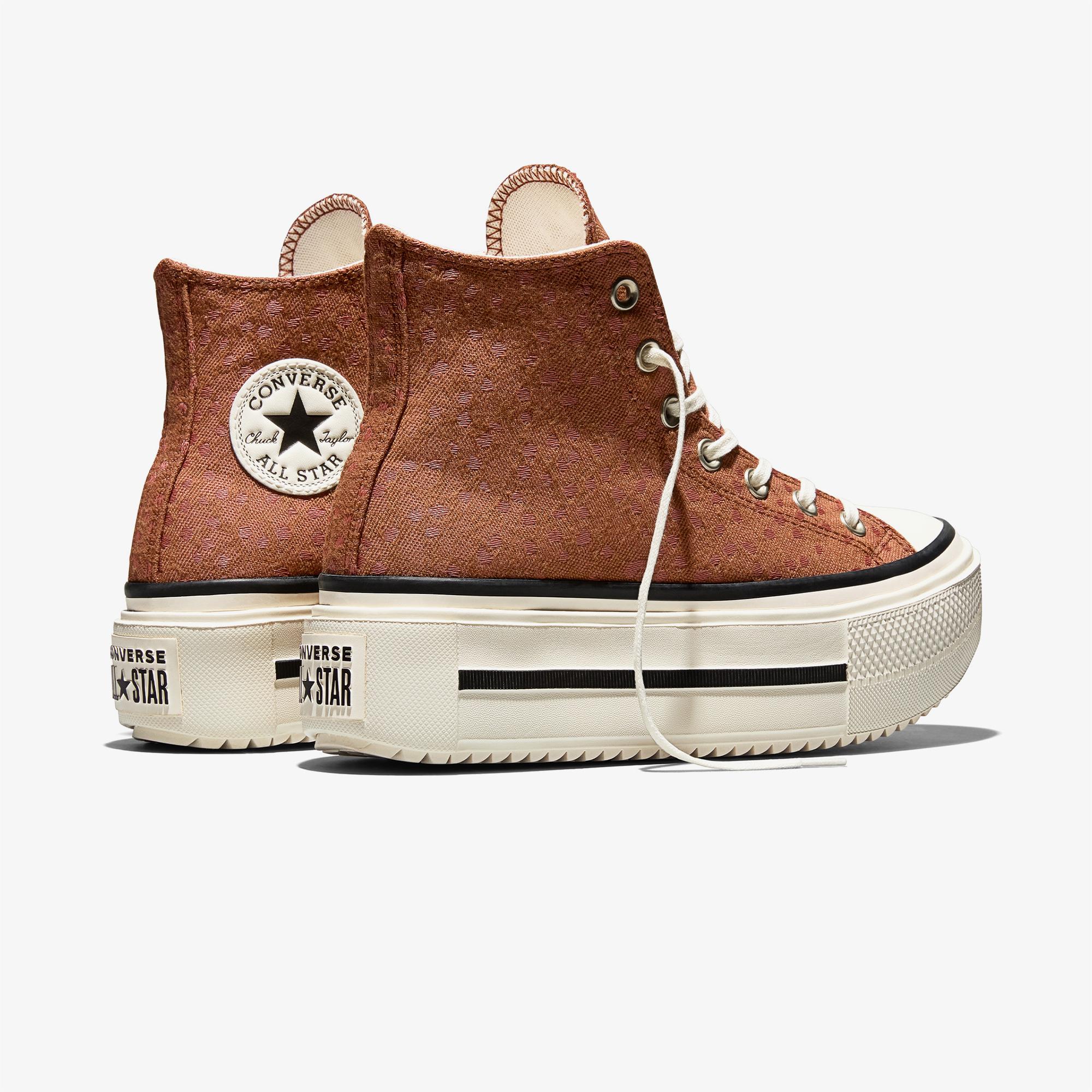 Converse Chuck Taylor All Star Lift Double Stack Unisex Kahverengi Sneaker