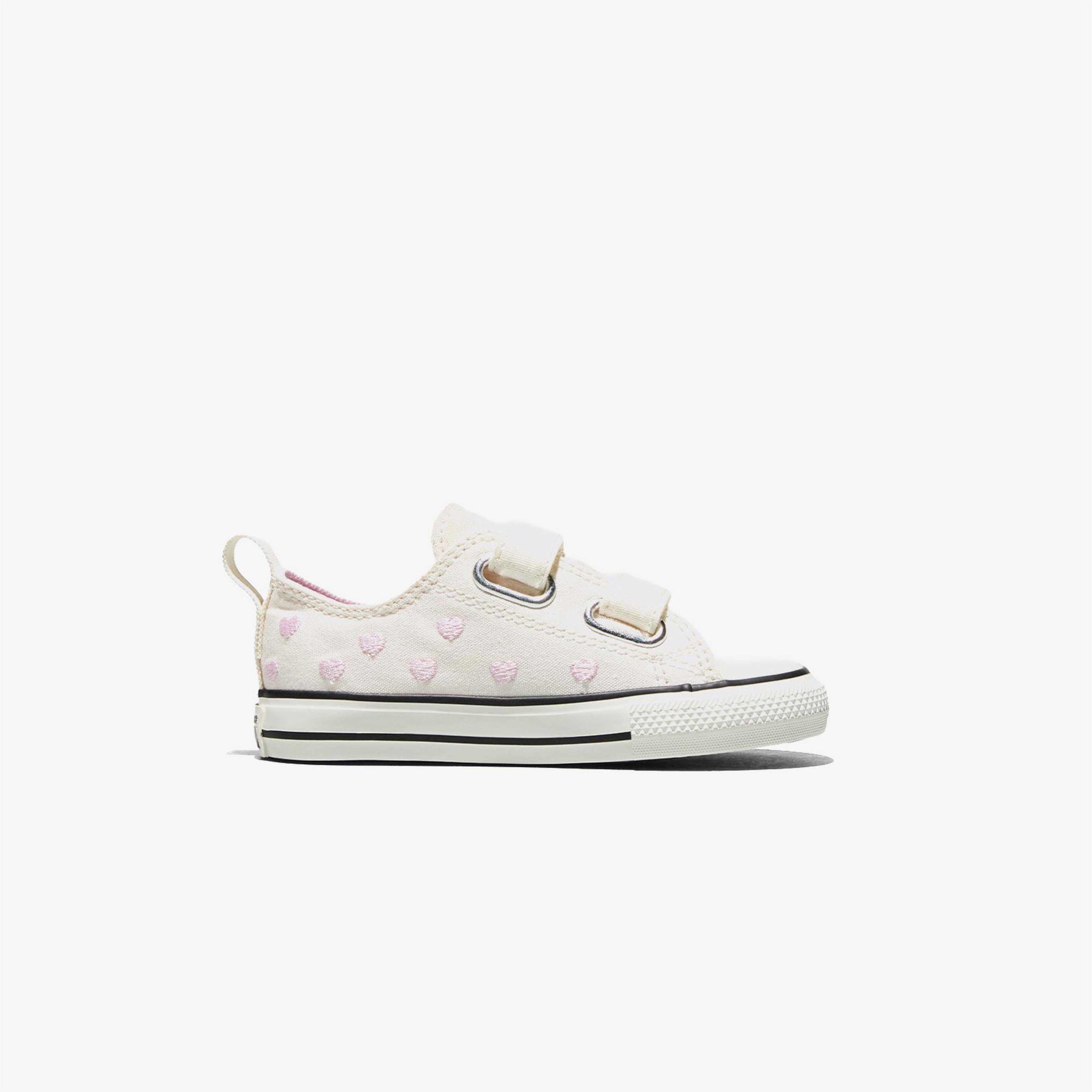 Converse Chucks In Love Chuck Taylor All Star 2V Bebek Krem Sneaker