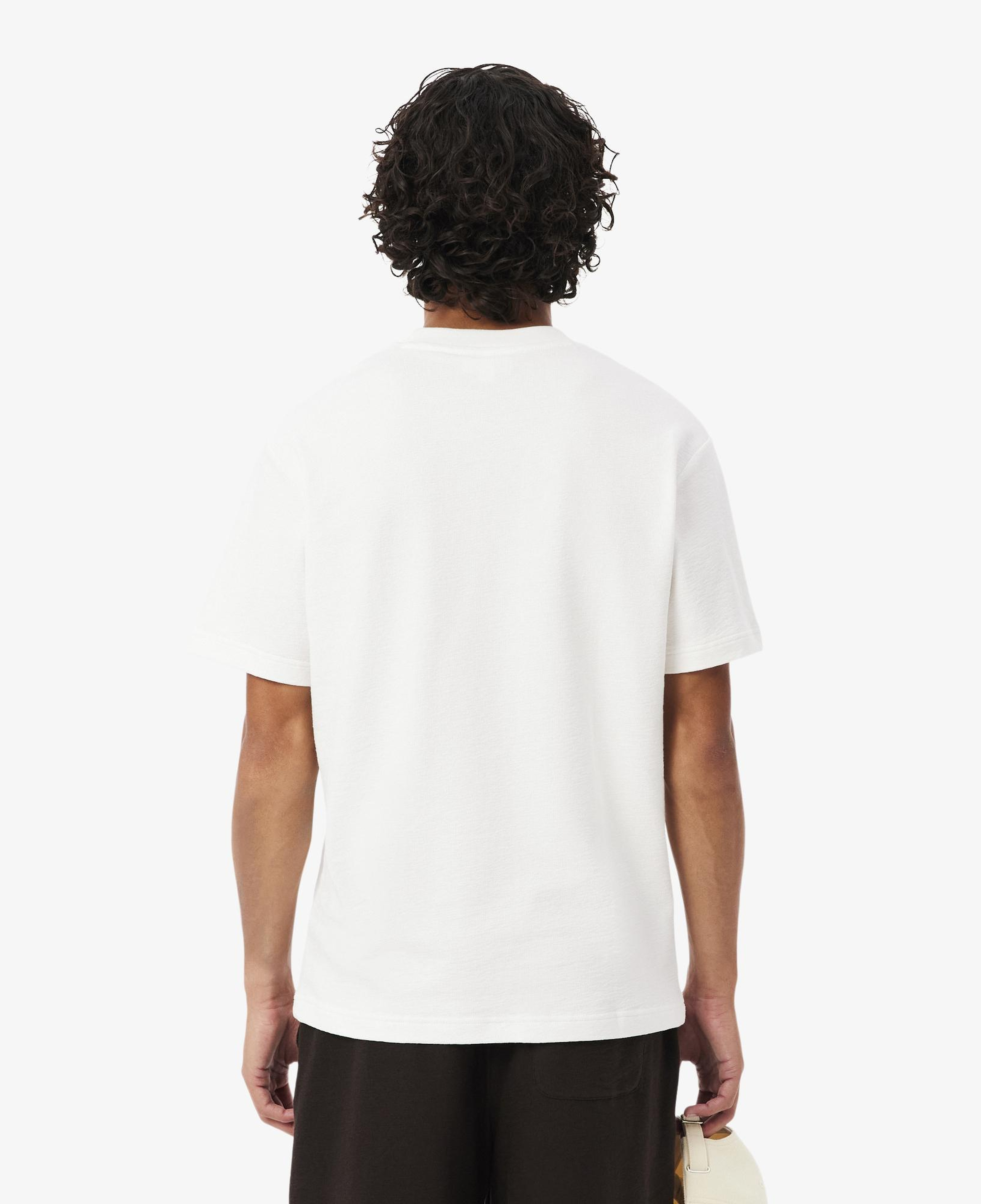 Lacoste Erkek Classic Fit Bisiklet Yaka Beyaz T-Shirt