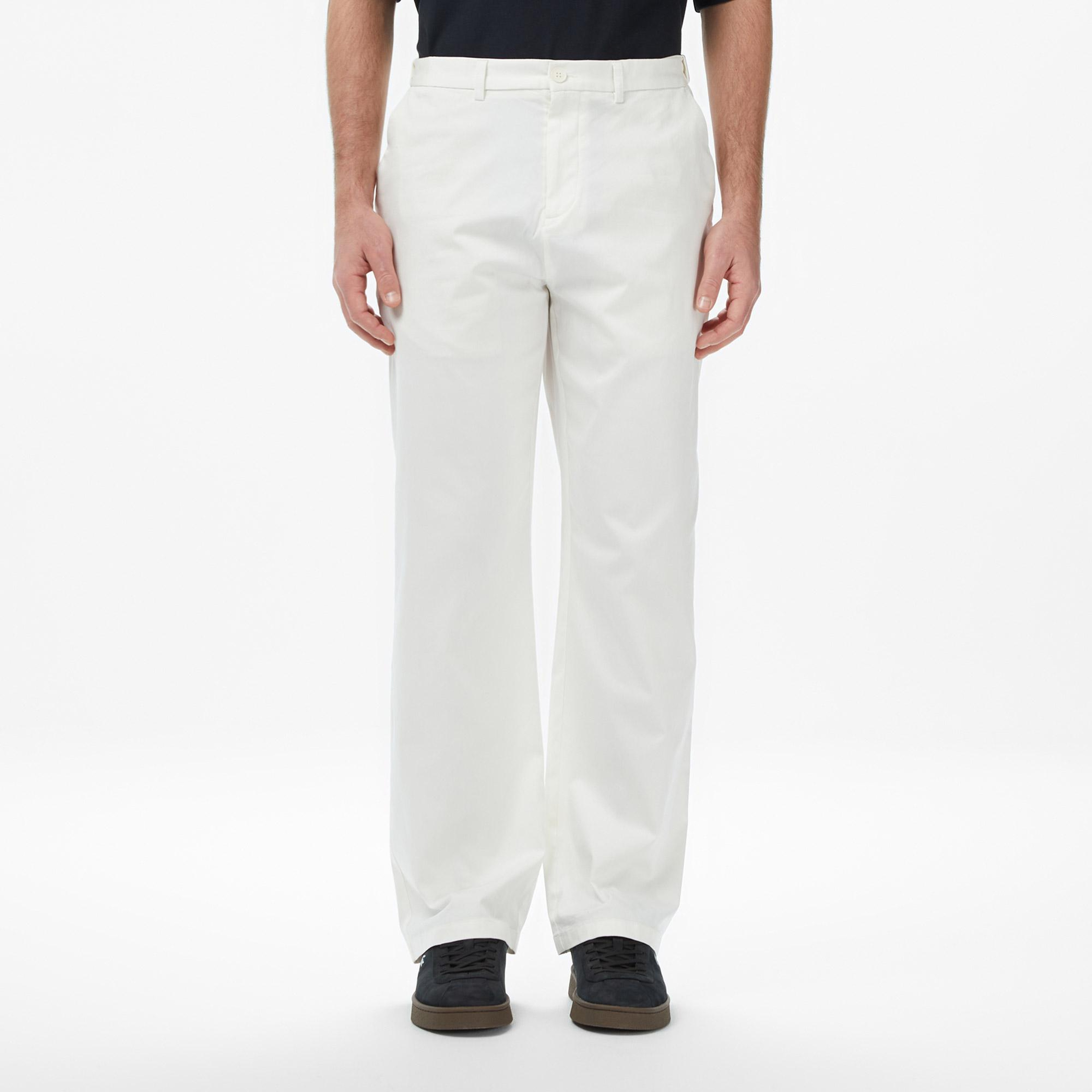 Lacoste Erkek Regular Fit Krem Chino Pantolon