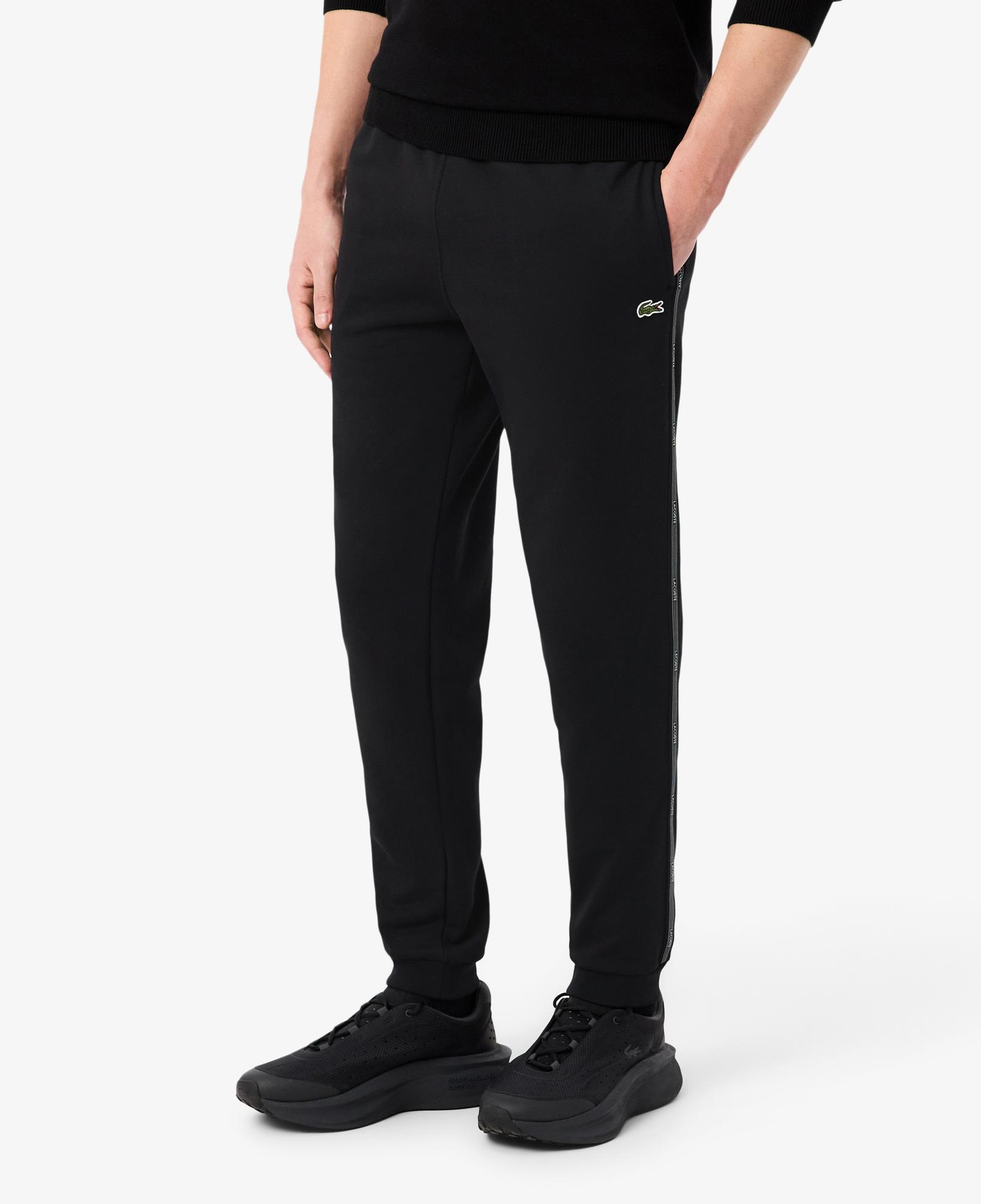 Lacoste Erkek Tapered Fit Siyah Eşofman Altı