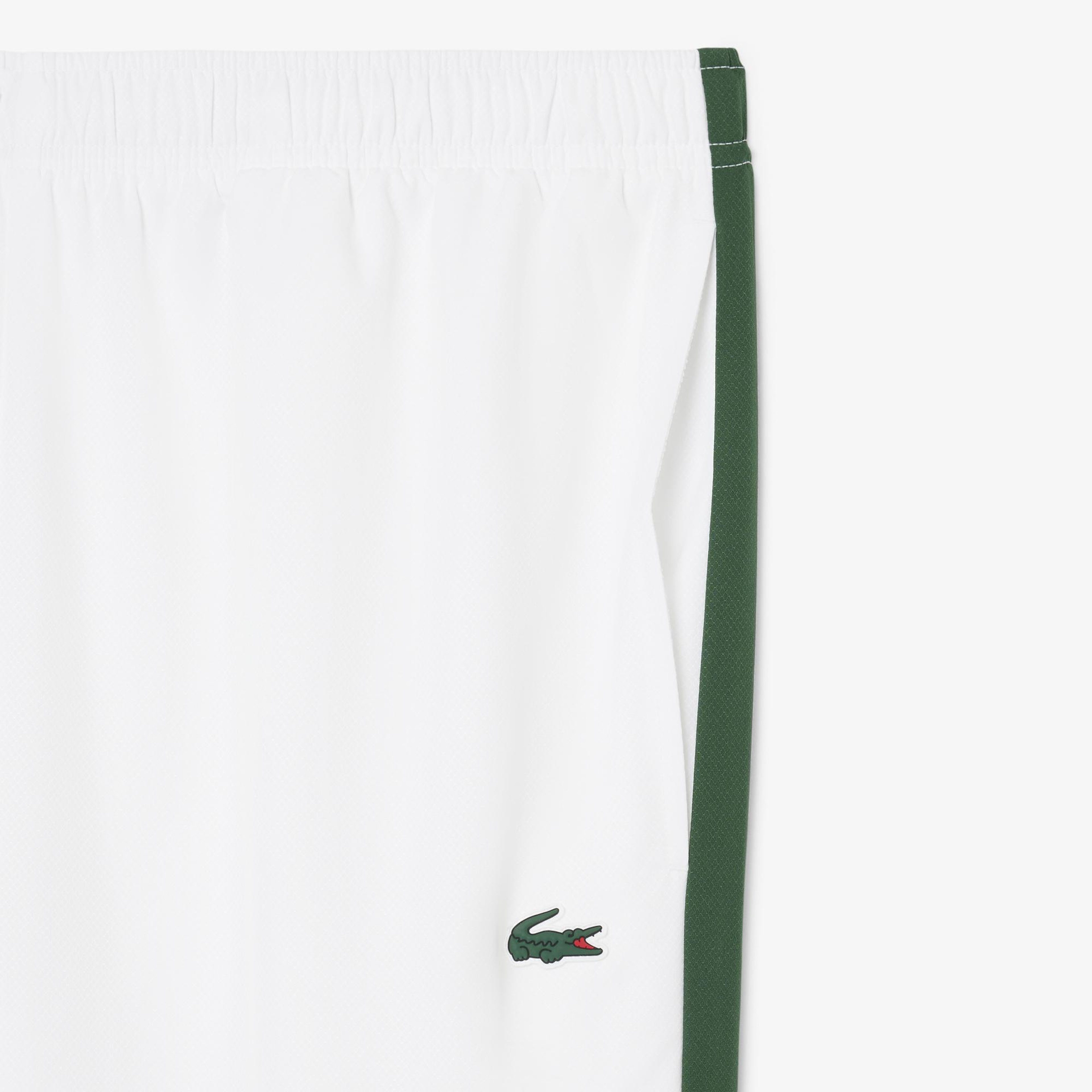 Lacoste Erkek Regular Fit Renk Bloklu Beyaz Eşofman Takımı